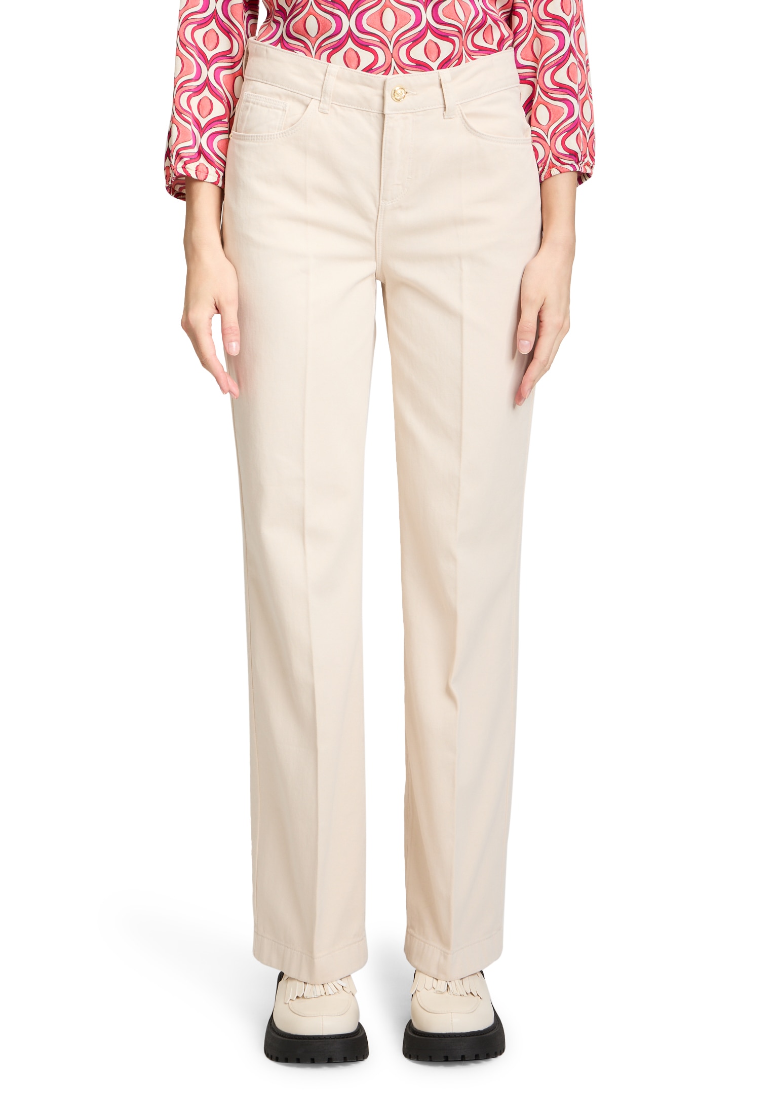 Cartoon Stoffhose "Damen Casual-Hose mit Bügelfalte" Form günstig online kaufen