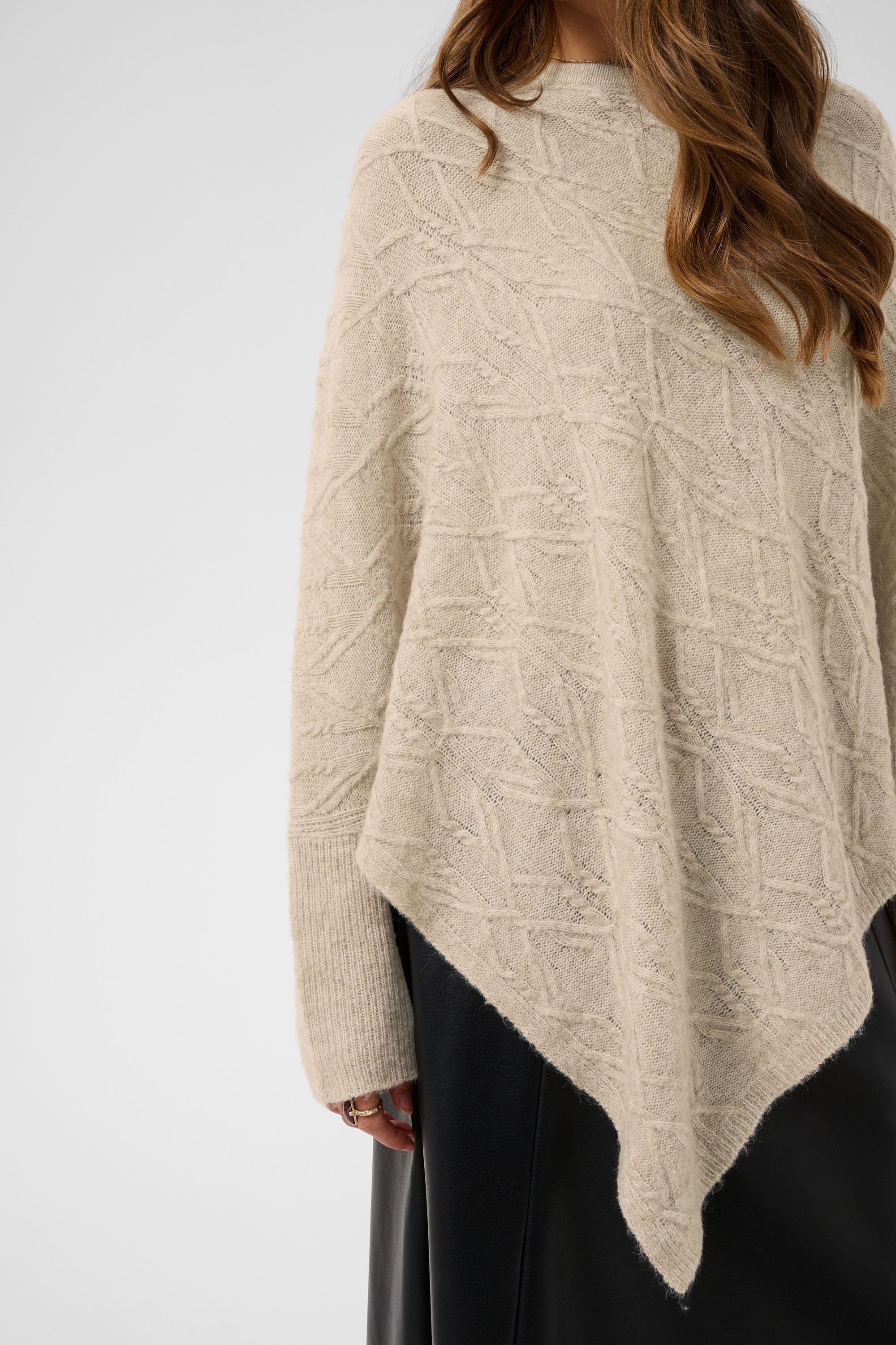 Cream Strickponcho »Damen Poncho CRElsie«