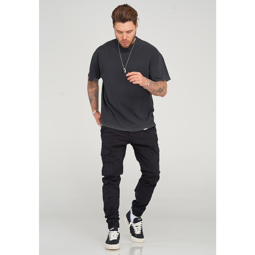 behype Cargohose »BHMattheo2«, im Jogging-Design