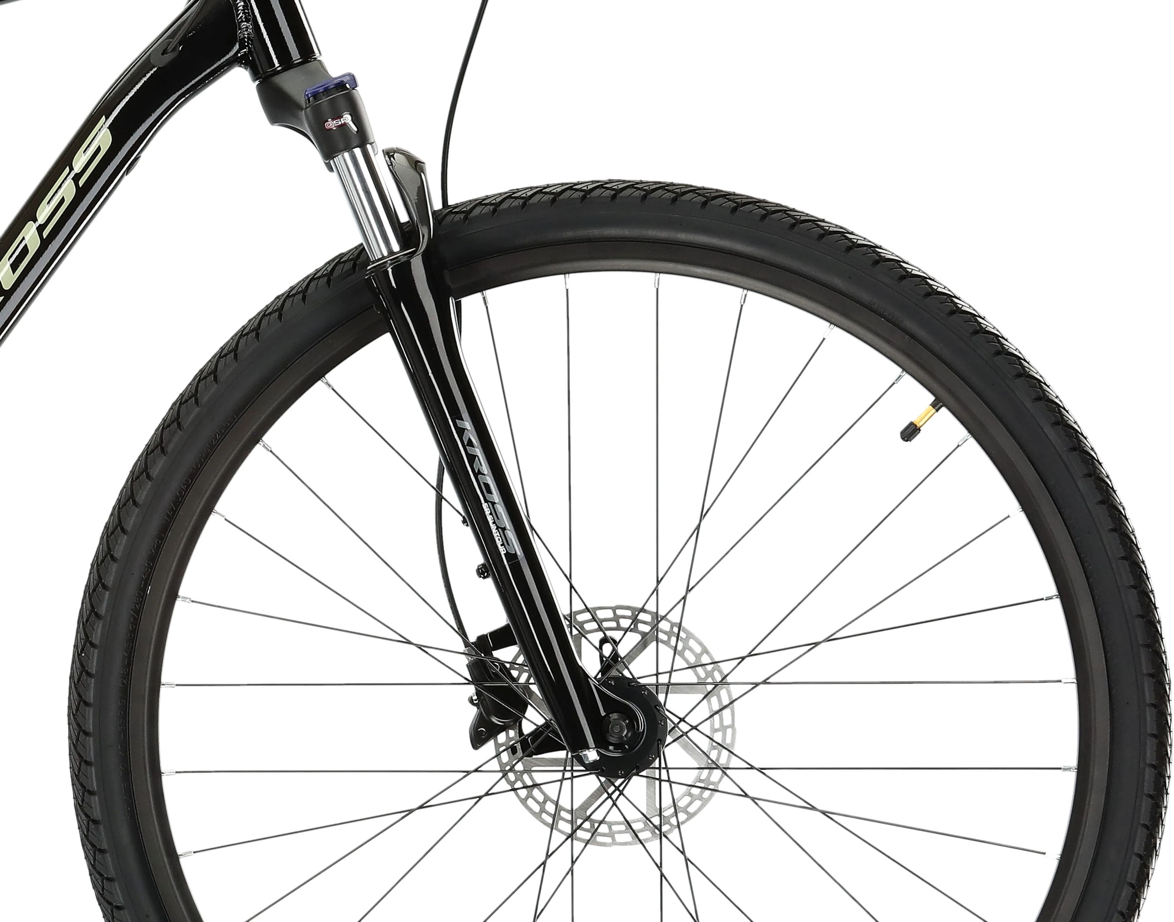 Kross Crossrad »KROSS Crossbike Evado 5.0 28" schwarz 27 Gänge«, 27 Gang, Shimano, ACERA T3000 Schaltwerk, Kettenschaltung