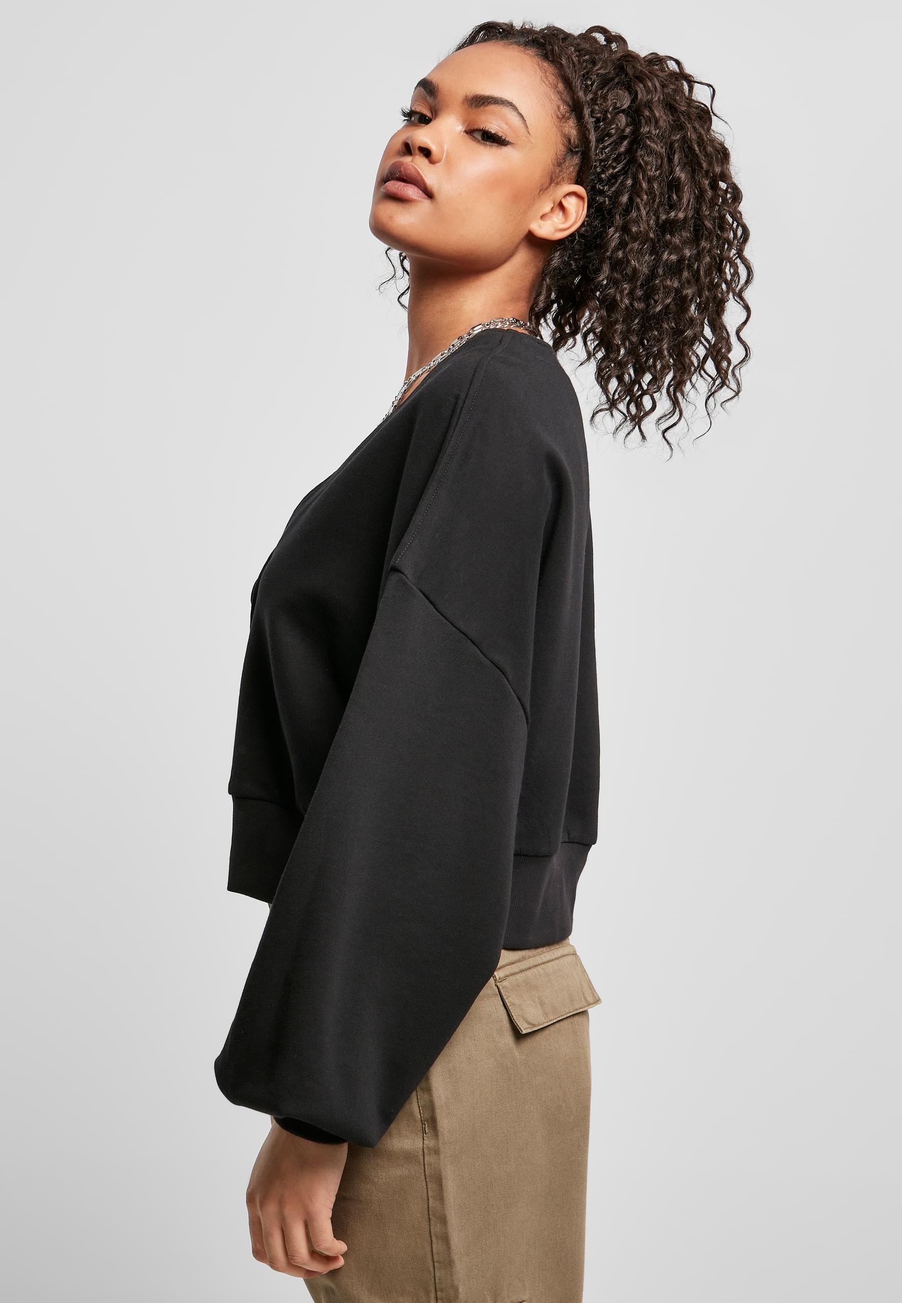 URBAN CLASSICS Sweatjacke »Urban Classics Damen«