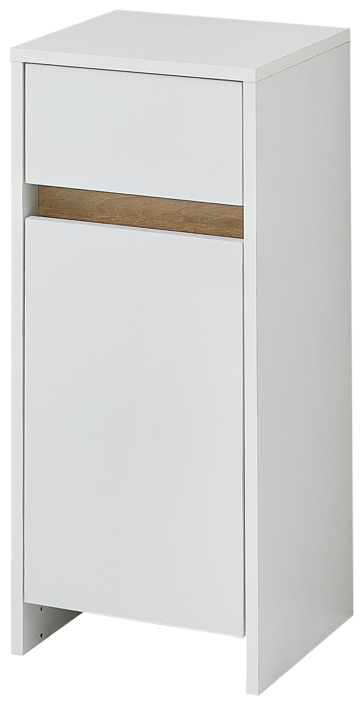 Saphir Unterschrank »Quickset 100, Badschrank 32,4 cm, 1 Tür und 1 Schublade«, Badezimmerschrank, 1 Einlegeboden, 73,8 cm hoch, mit Akzentfuge