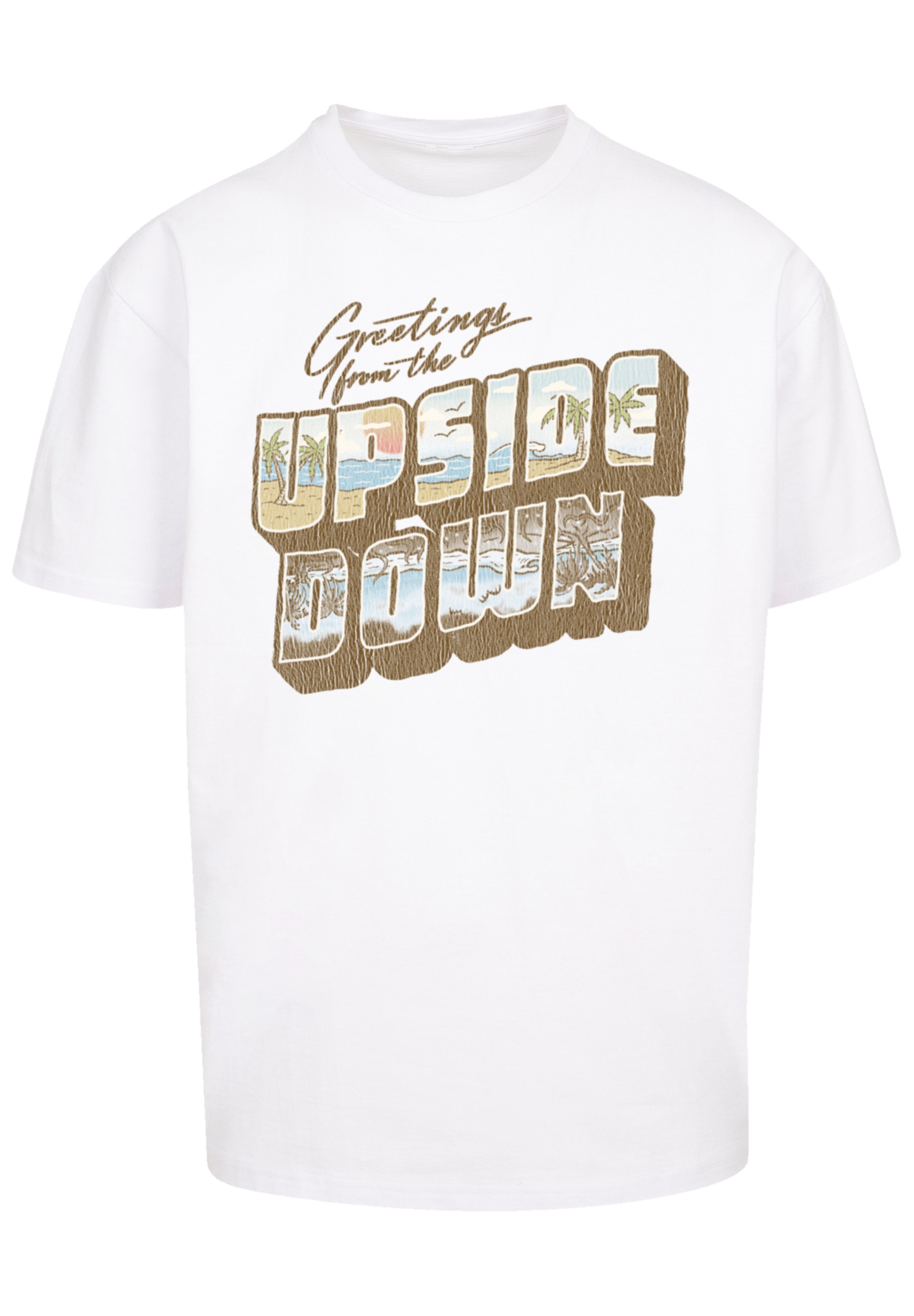 F4NT4STIC T-Shirt »Stranger Things Greetings From Upside Down«, Premium Qualität