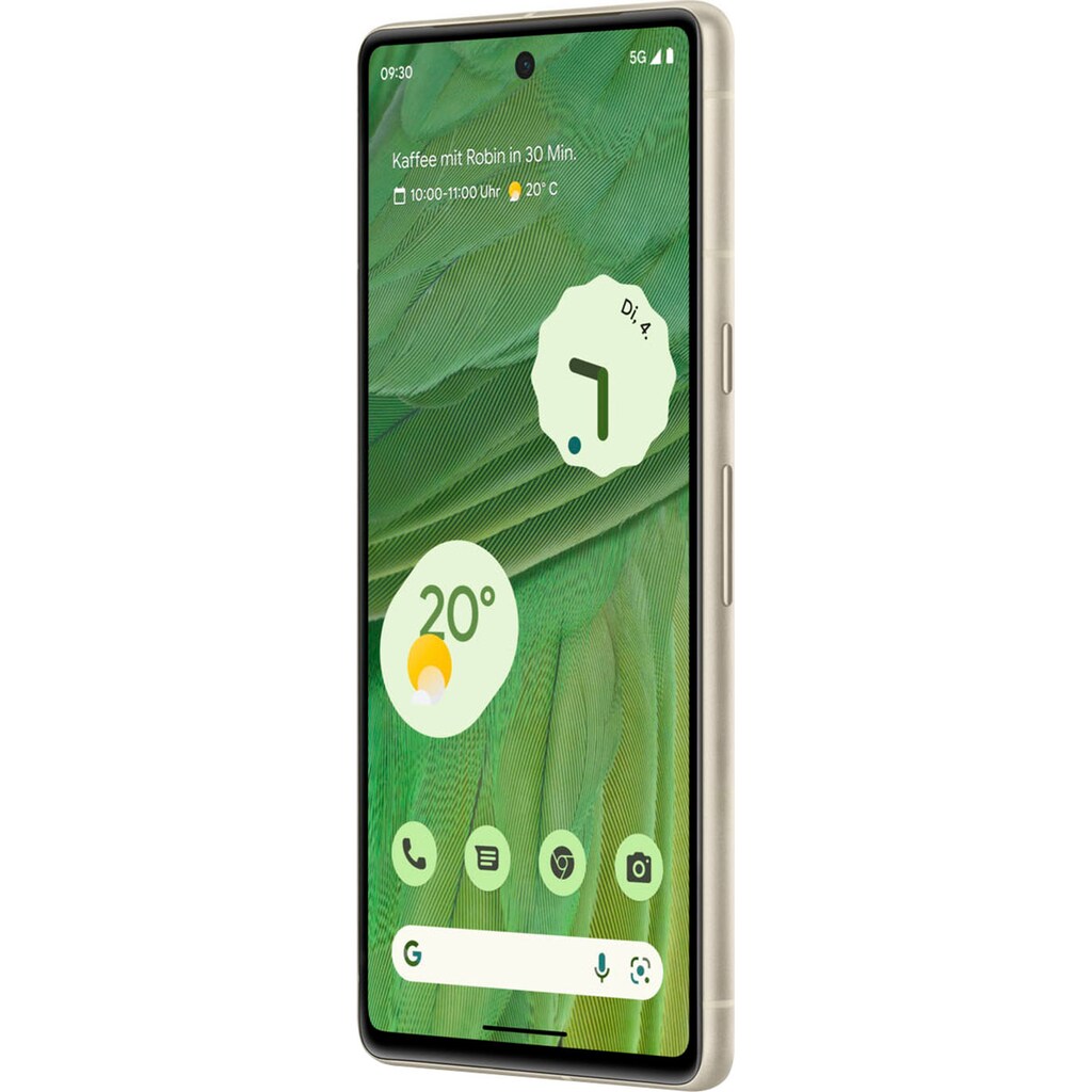 Google Smartphone »Pixel 7«, Lemongrass, 16,05 cm/6,3 Zoll, 256 GB Speicherplatz, 50 MP Kamera