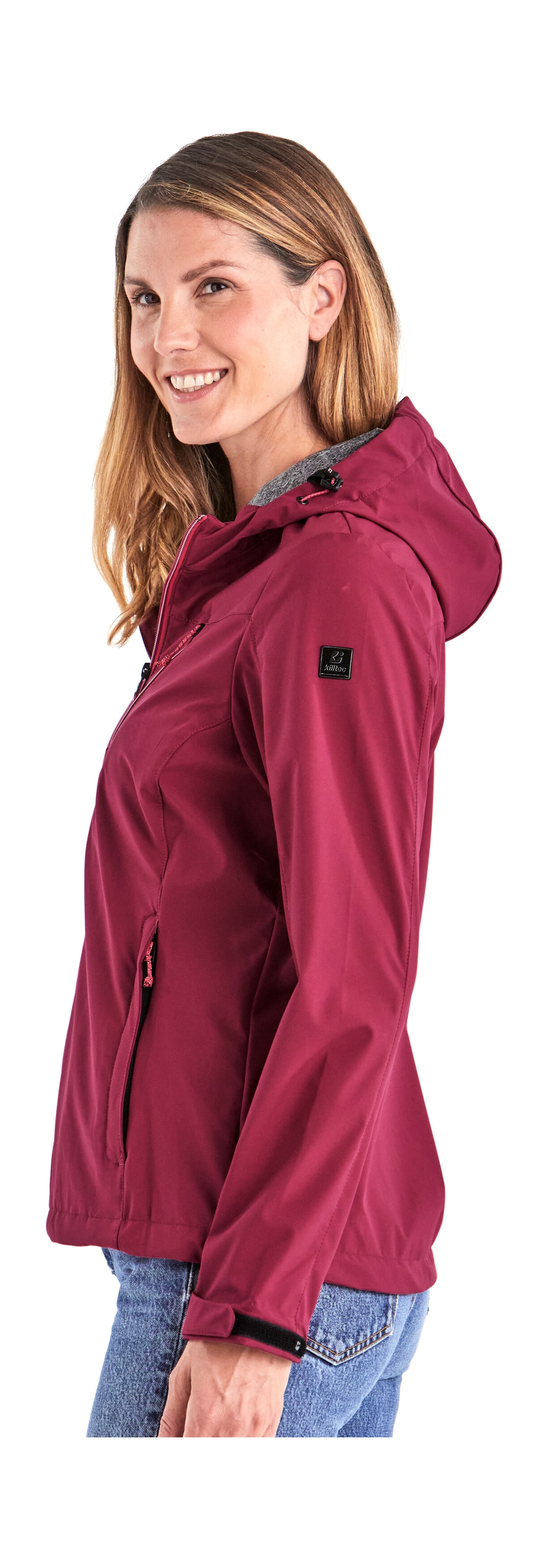 Killtec Softshelljacke »KOS 89 WMN SFTSHLL JCKT«, Damen Softshelljacke: Wind-und wasserdicht, atmungsaktiv, PFAS-frei