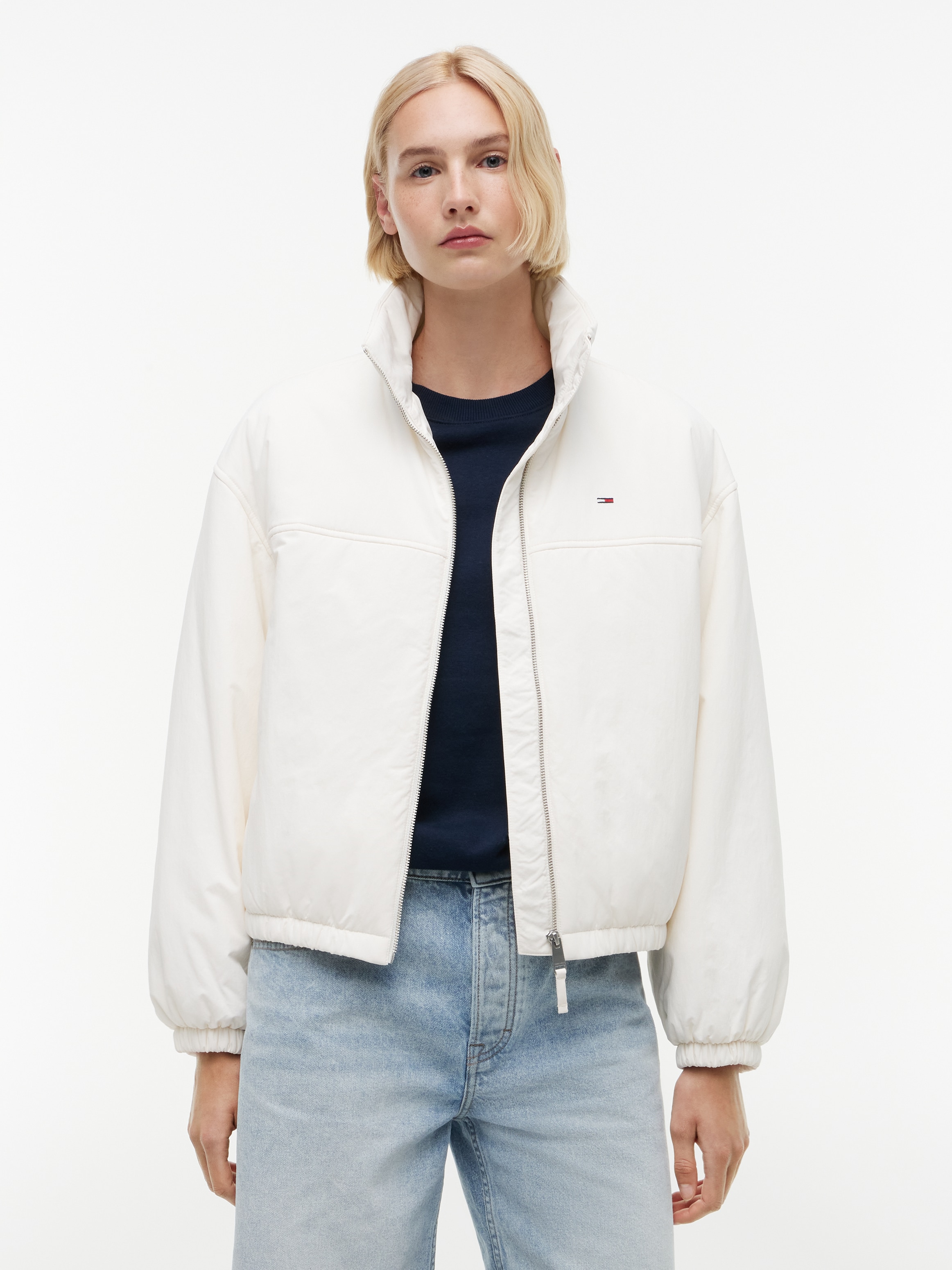 Tommy Jeans Blouson "TJW PADDED HIGH NECK JACKET" Kunstfaser