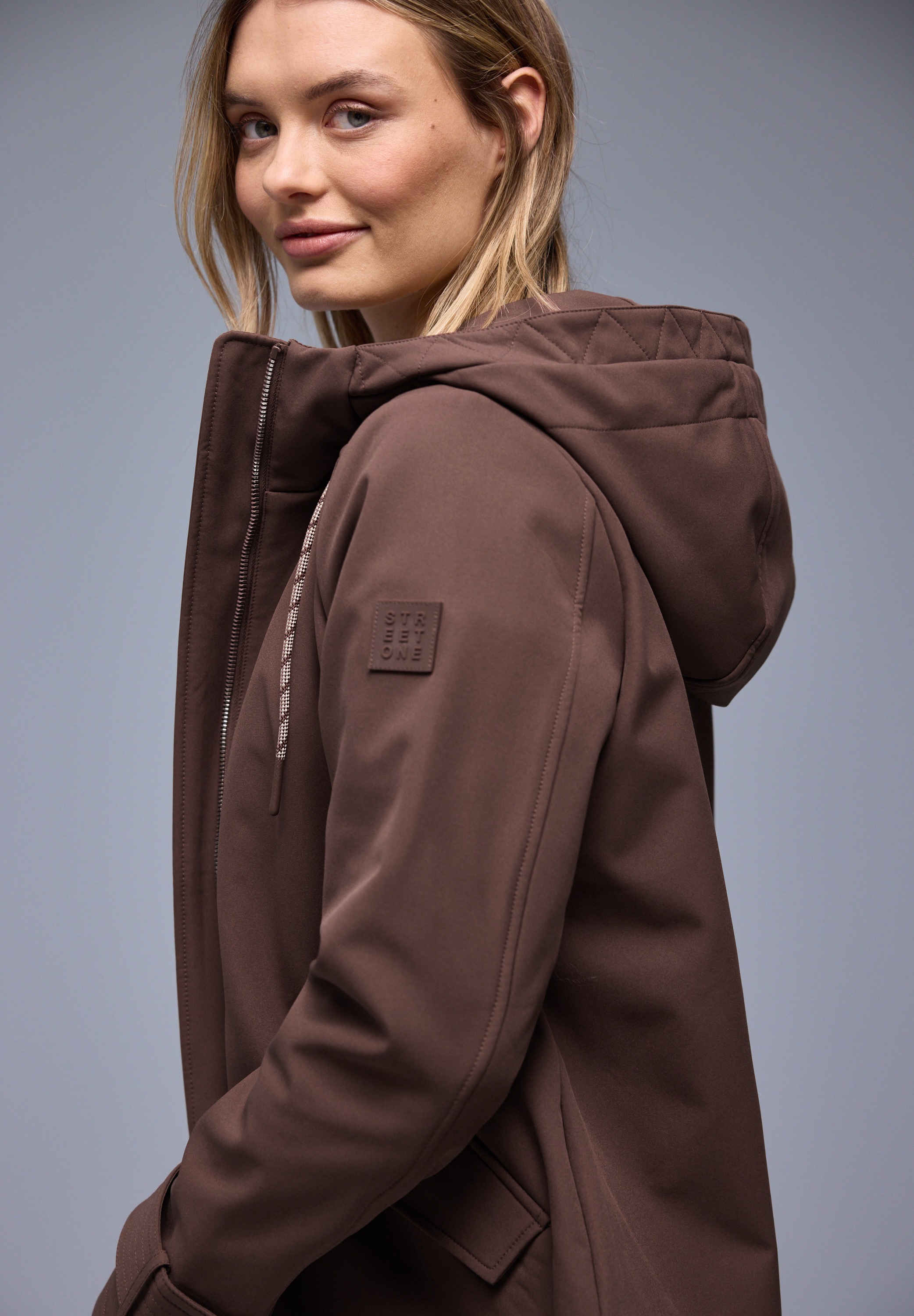 STREET ONE Parka mit Kapuze mit Kapuze