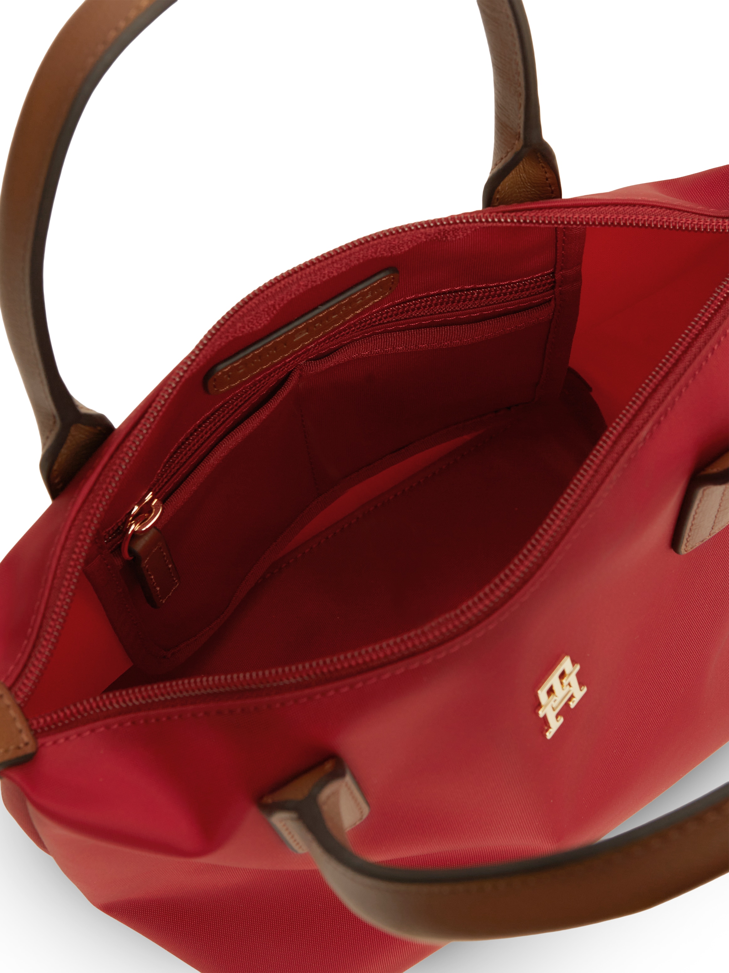 Tommy Hilfiger Tragetasche »POPETTE MINI TOTE« Damen Umhängetasche, Minibag mit abnehmbarem Umhängeriemen