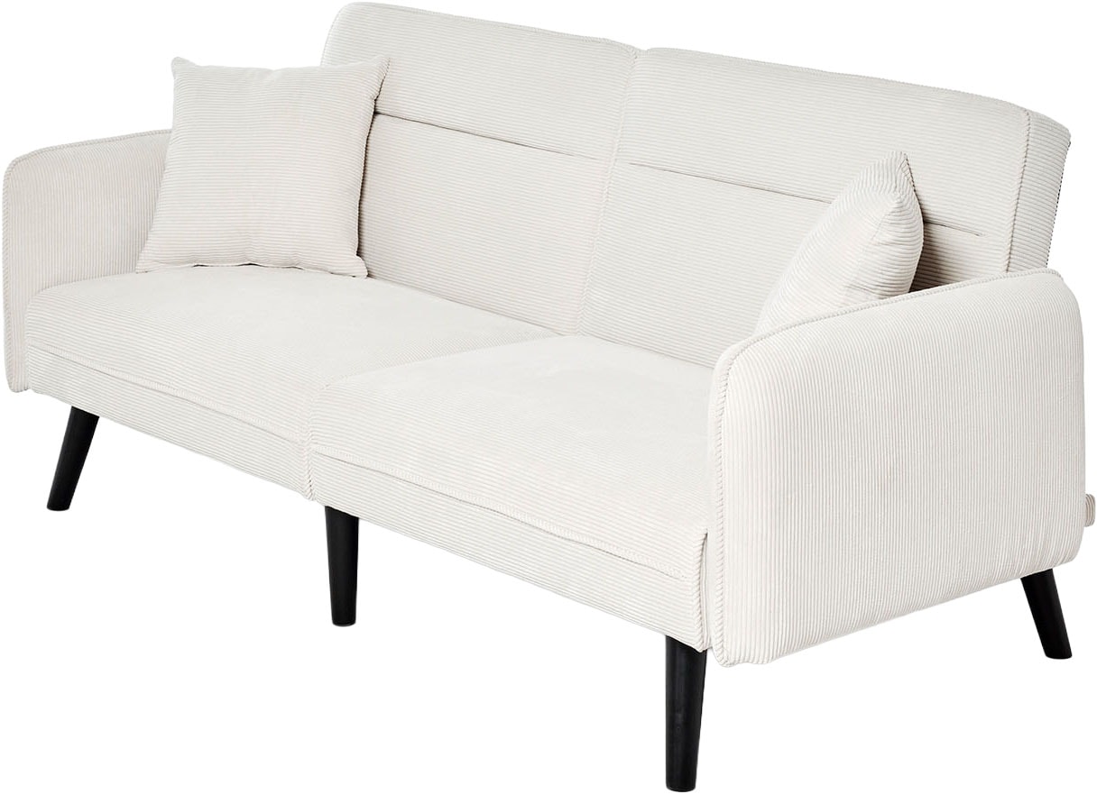 Jahnke Schlafsofa "CHILLAX LINE" mit Relax-und Schlaffunktion, inkl. Kissen, Breite 191 cm