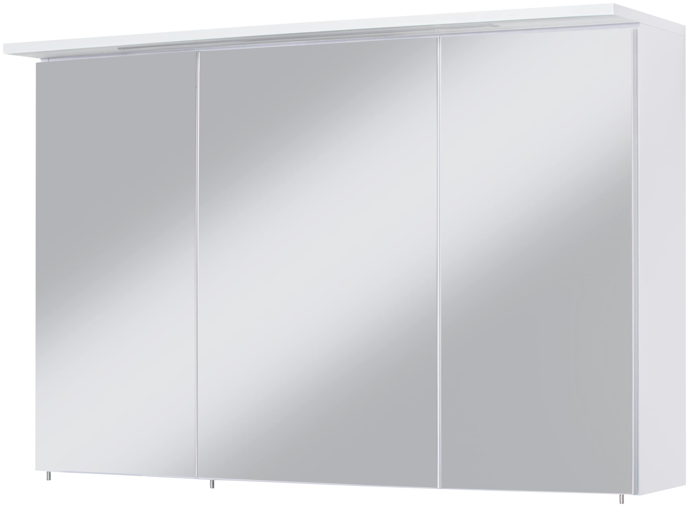 welltime Spiegelschrank "Flex", Breite 100 cm, mit 3D-Spiegeleffekt günstig online kaufen