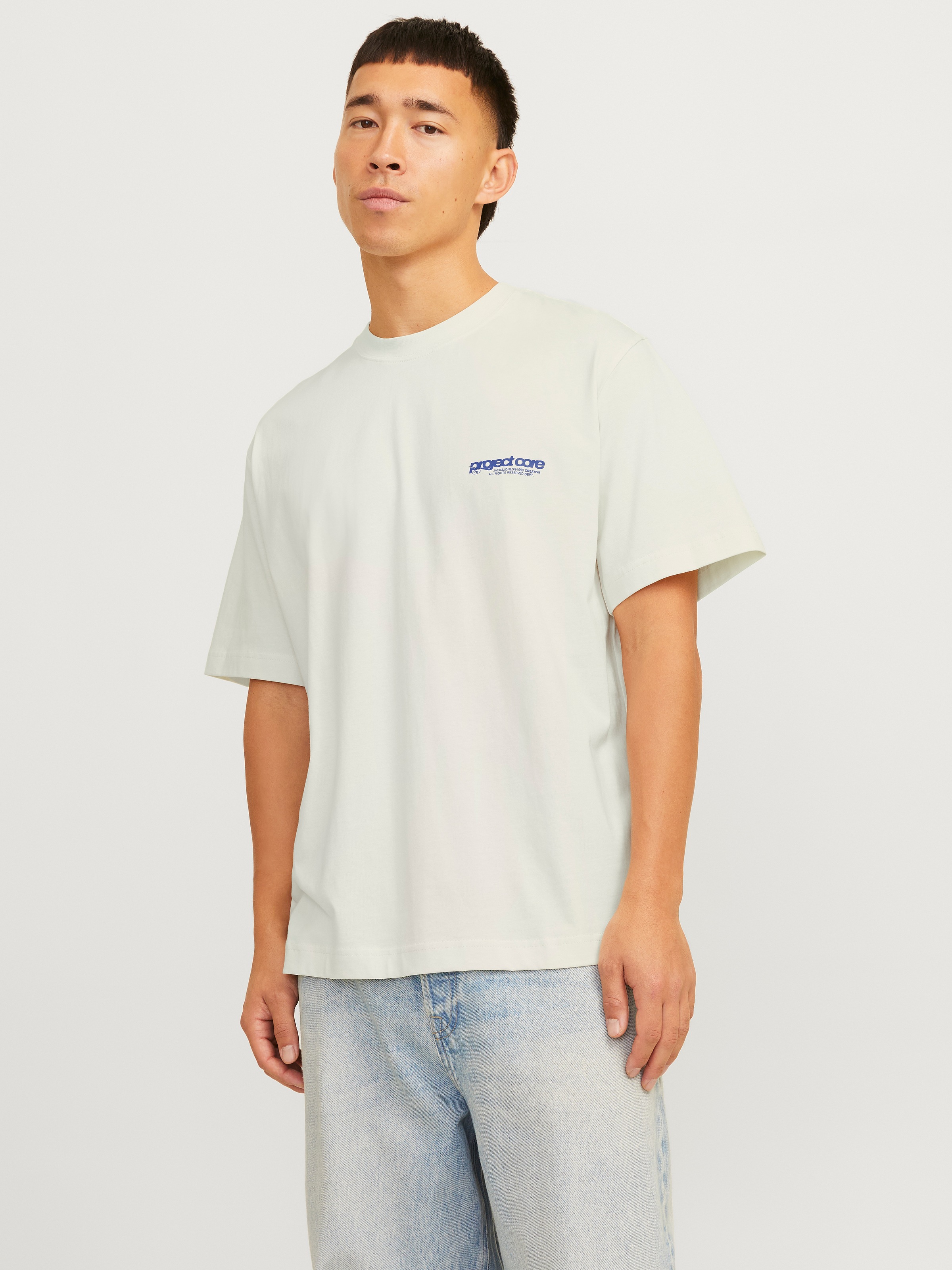 Jack & Jones T-Shirt »JCOUNION BACK PRINT TEE SS CREW NOOS«