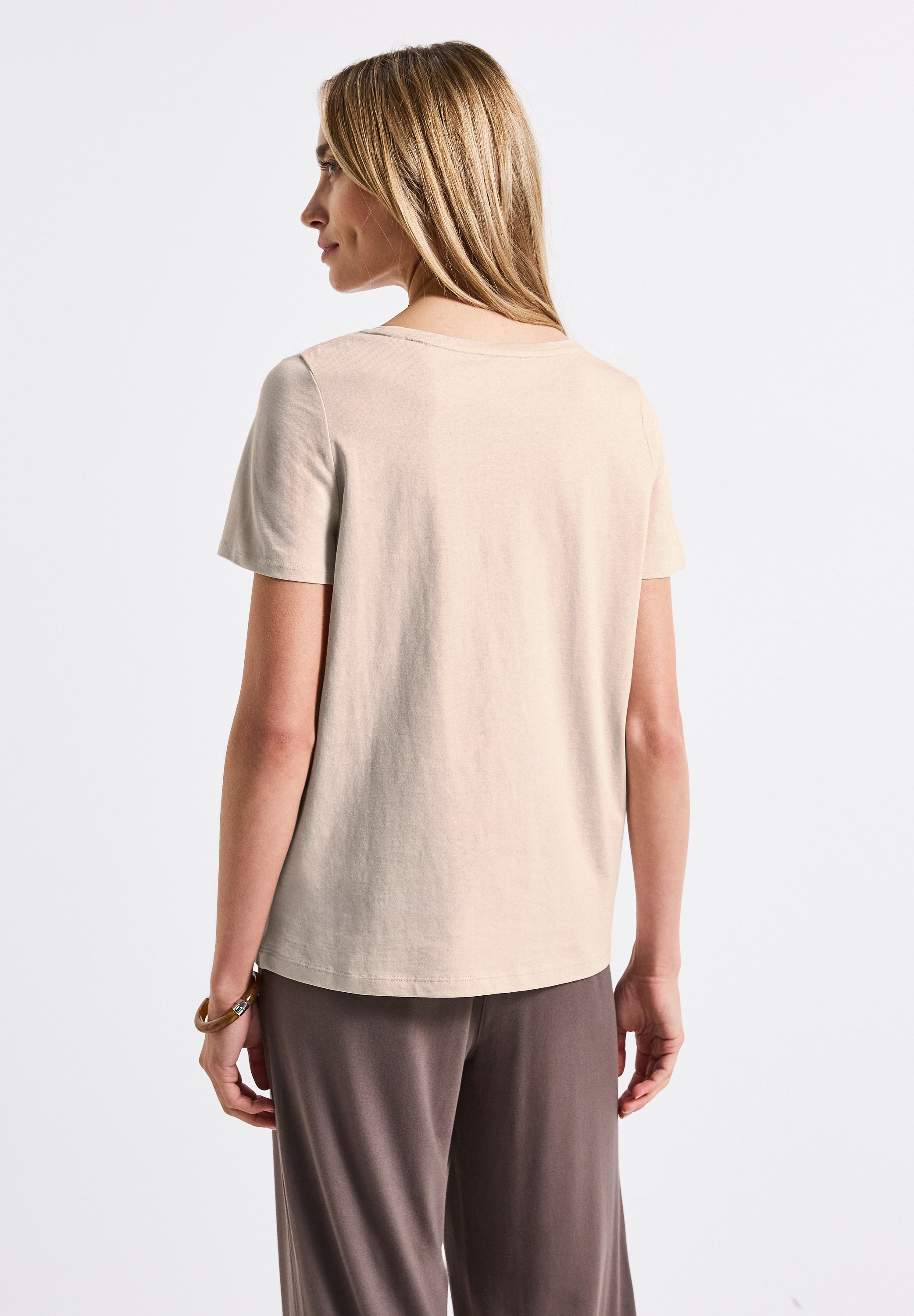 STREET ONE T-Shirt, aus reiner Baumwolle