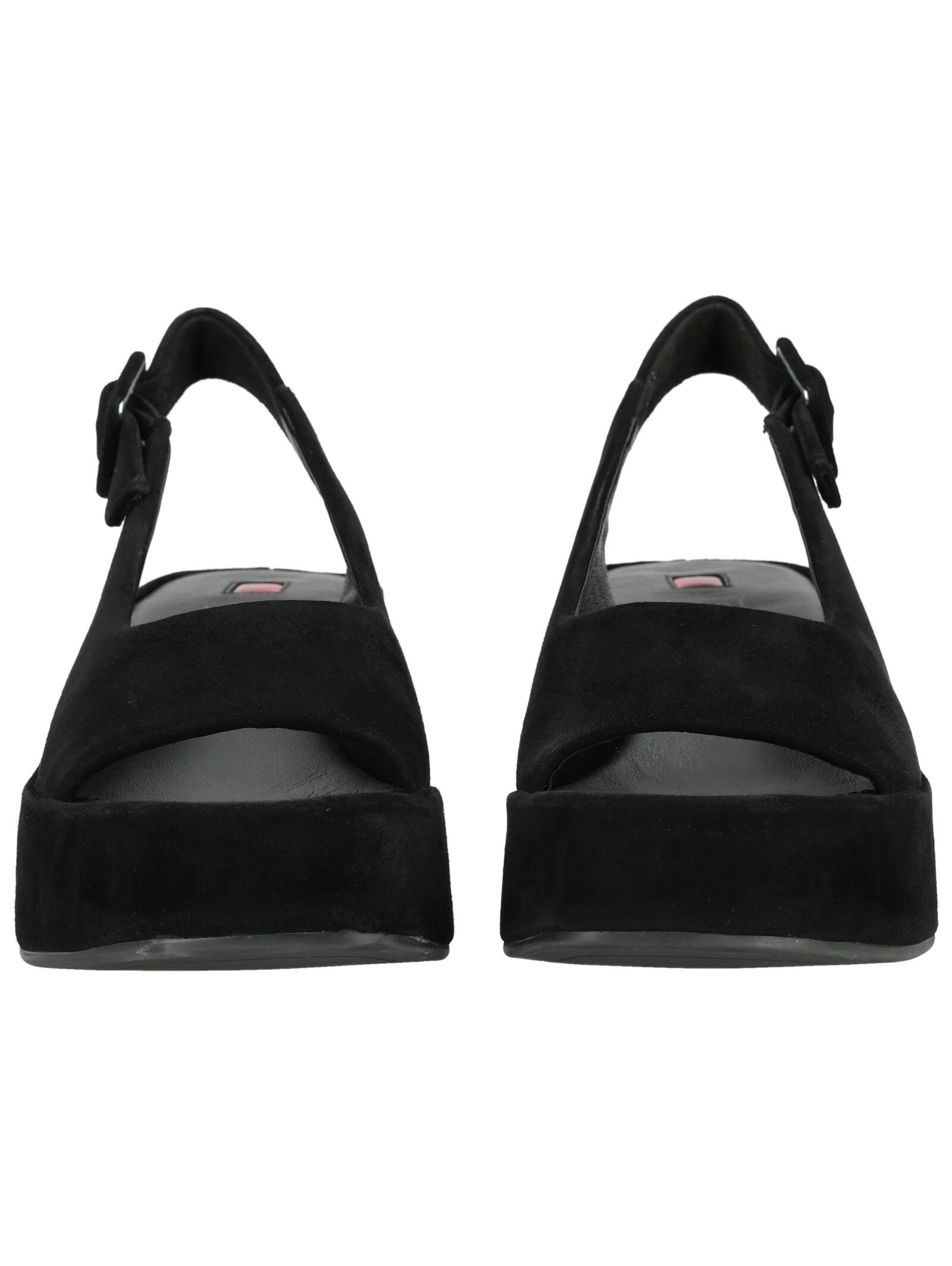 Keilsandalette HÖGL "Högl Sandalen Veloursleder", Damen, Gr. 40, schwarz, Veloursleder, Schuhe 2