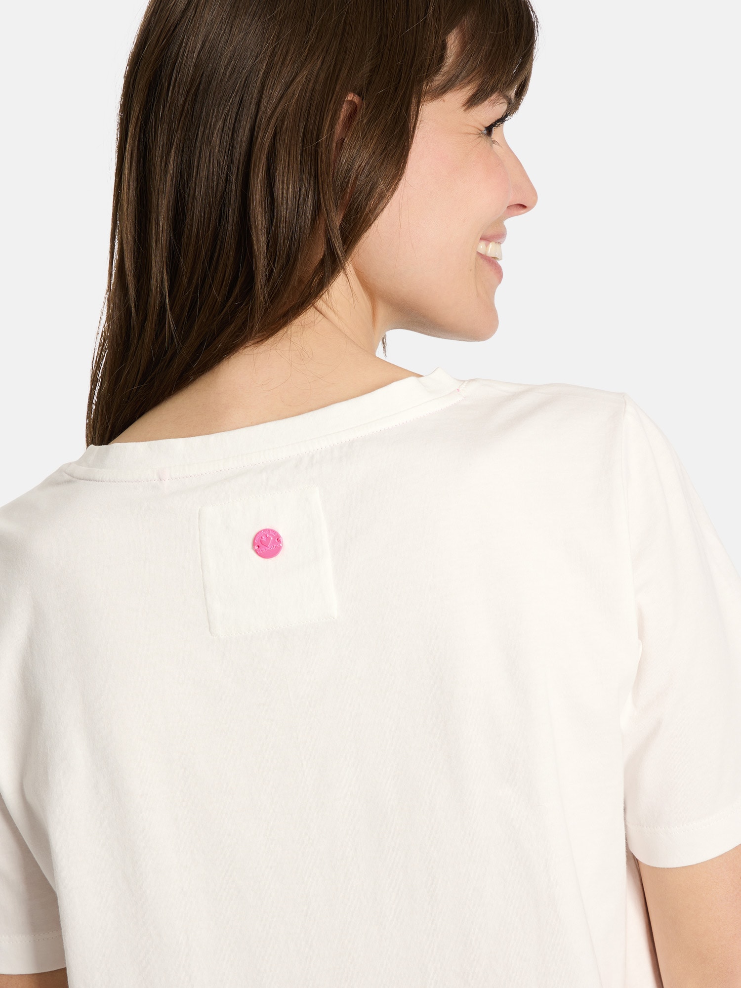 Lieblingsstück Print-Shirt »Cara«, in Rundhalsform mit Hotfix Frontmotiv