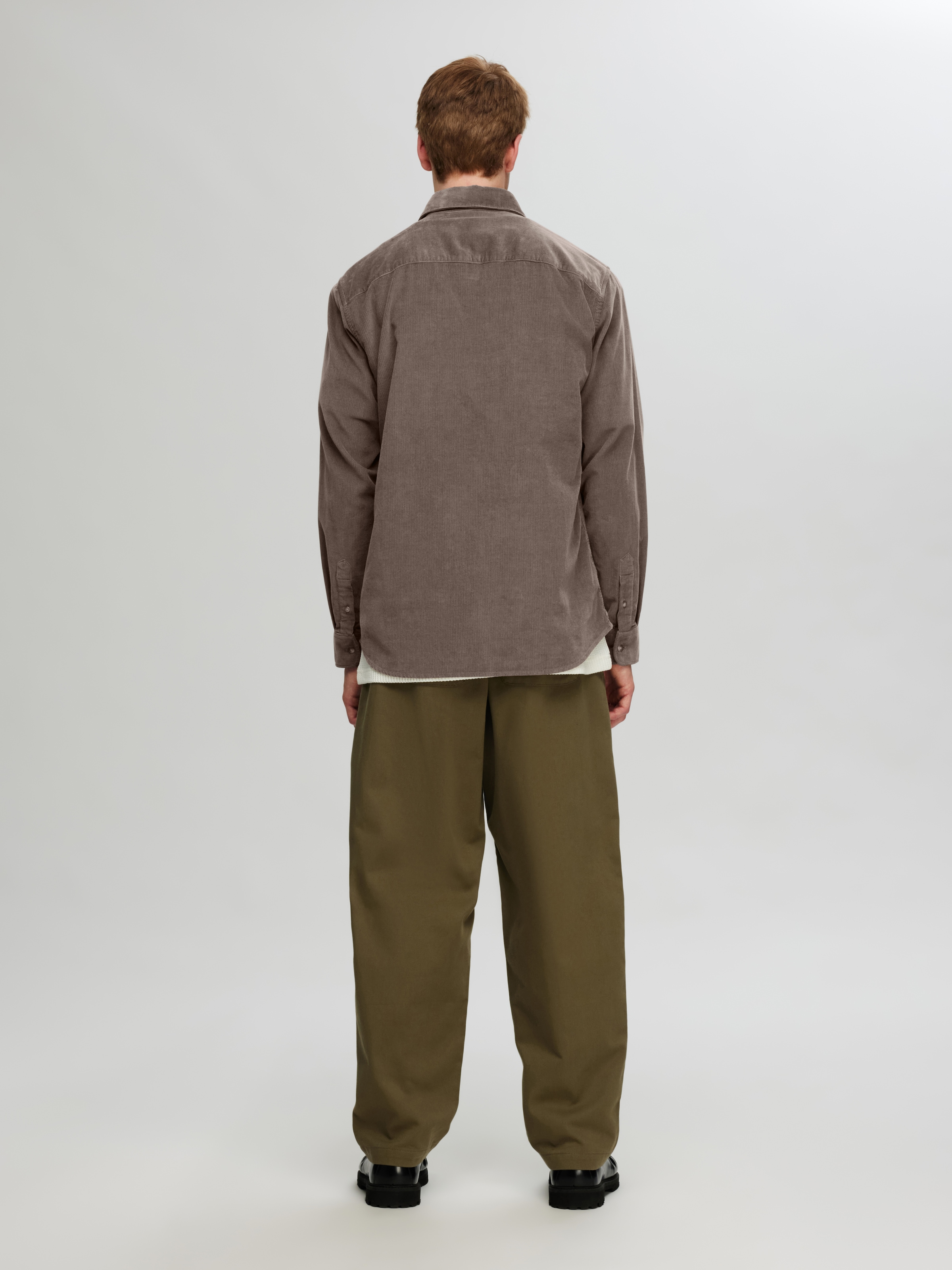 SELECTED HOMME Langarmhemd »SLHREGOWEN-CORD SHIRT LS NOOS«