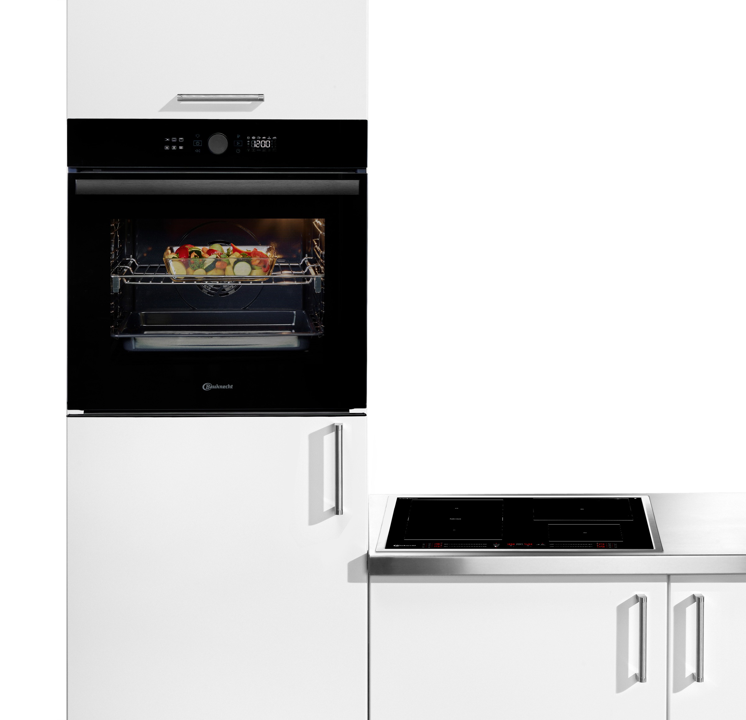 BAUKNECHT Backofen-Set »BAKO 940 Airfry Flex« mit Teilauszug Set, 2 Stk. tlg. AirFry-Funktion – die gesündere Alternative zur Fritteuse