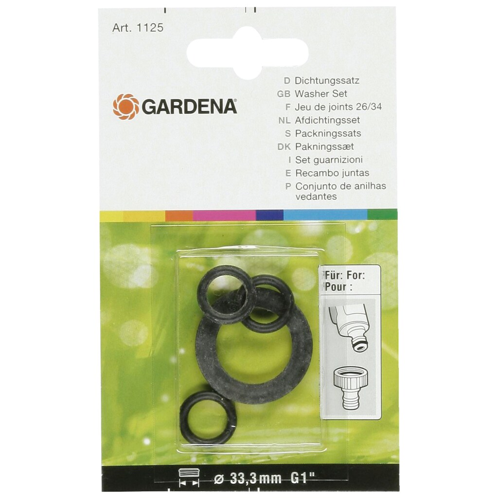 GARDENA Dichtungsring »Dichtungssatz 01125-20«, (Set)