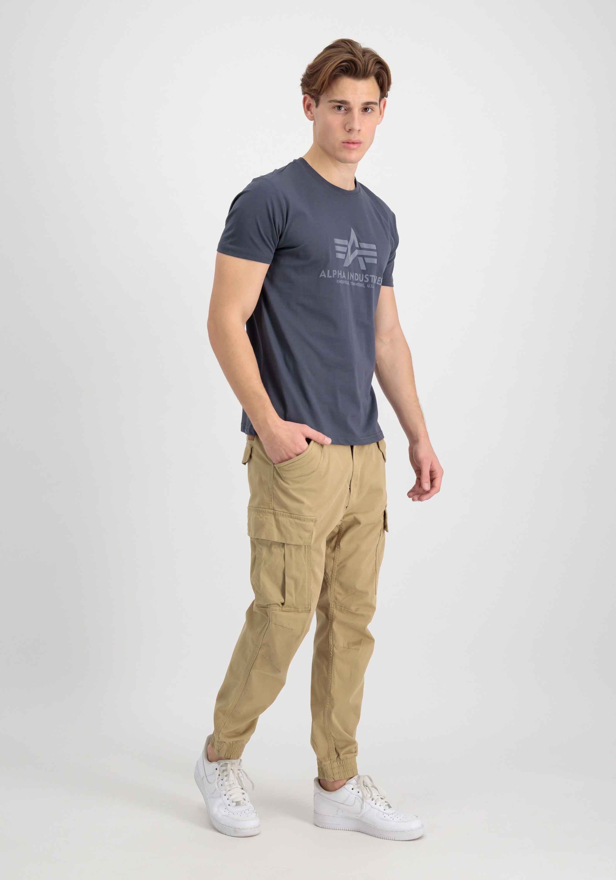 Alpha Industries T-Shirt »Basic T-Shirt Refl. Print T-Shirt«