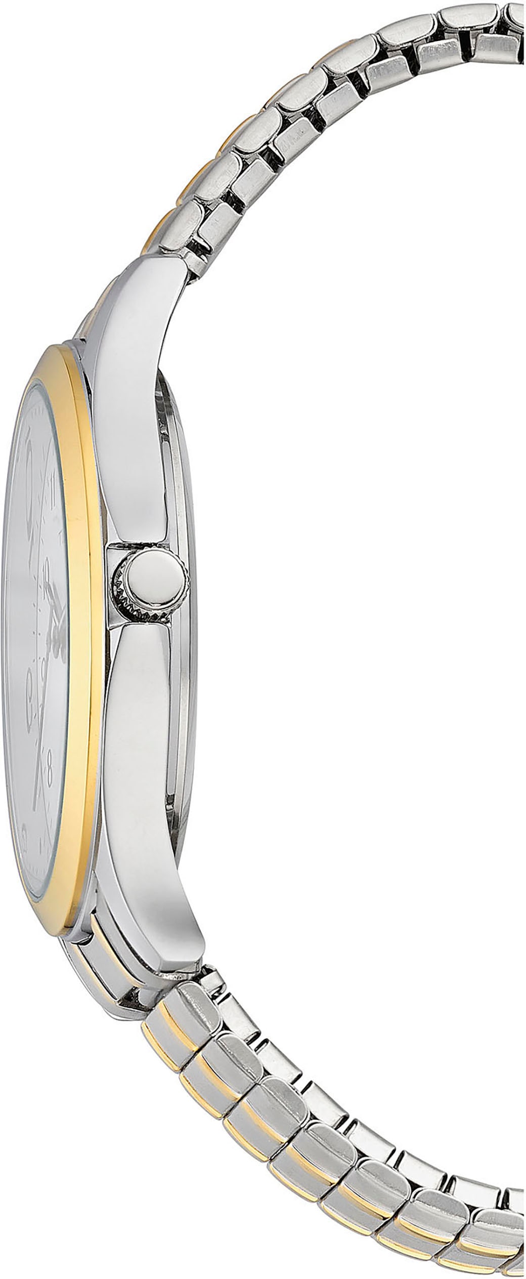 Tempic Quarzuhr, Armbanduhr, Herrenuhr, analog, Flexband, Zugband