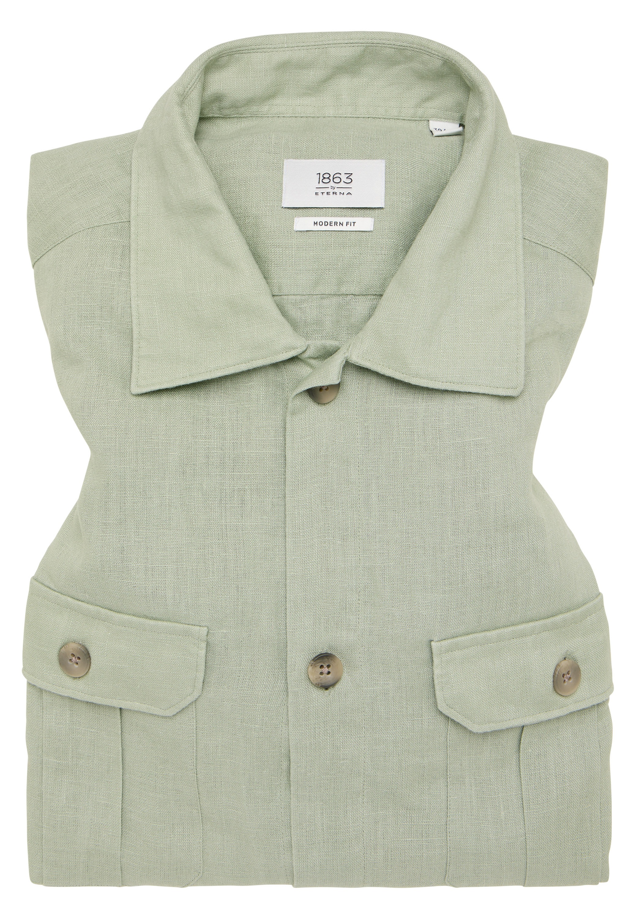 Eterna Langarmhemd »MODERN FIT«, EASY IRON (bügelleicht)