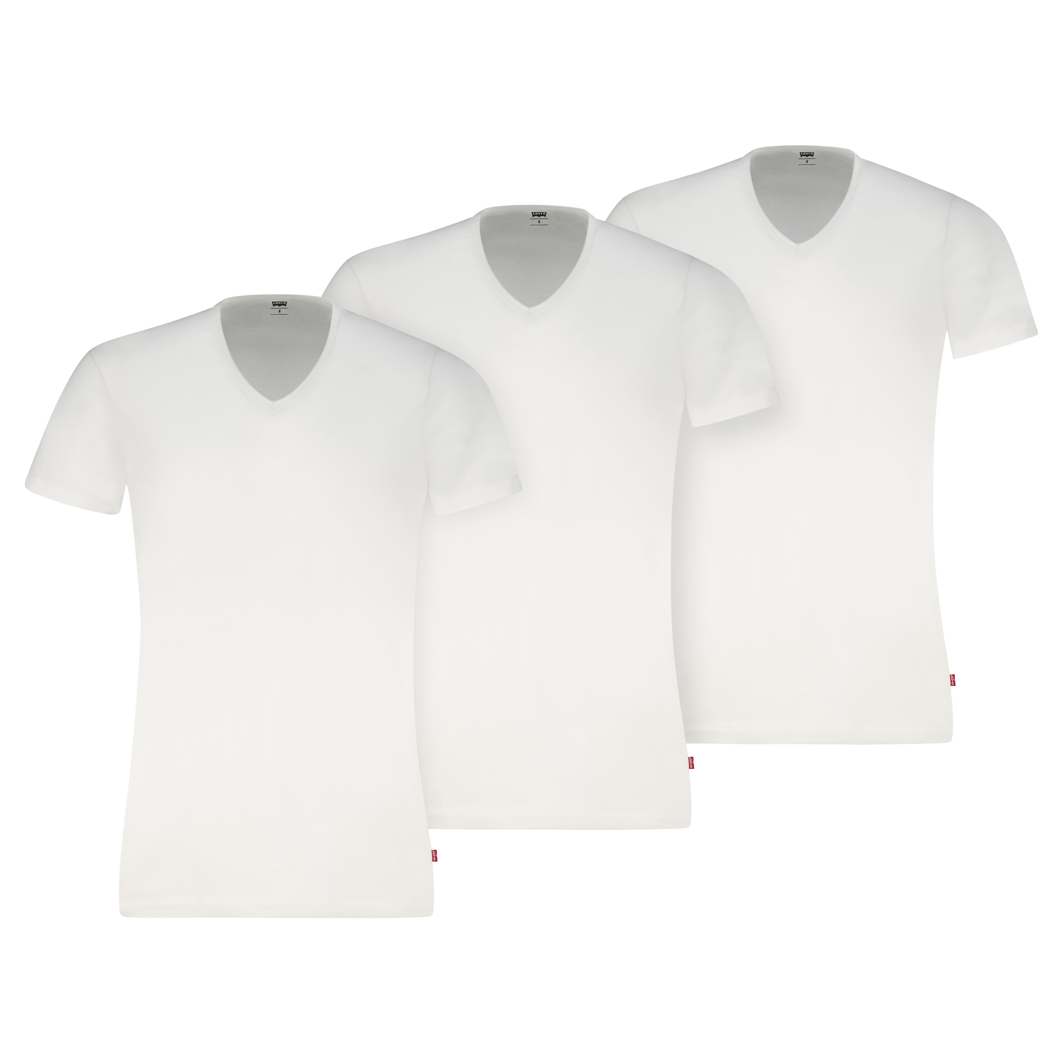 Levis V-Shirt mit V-Ausschnitt und kurzem Arm, Cotton-Mix