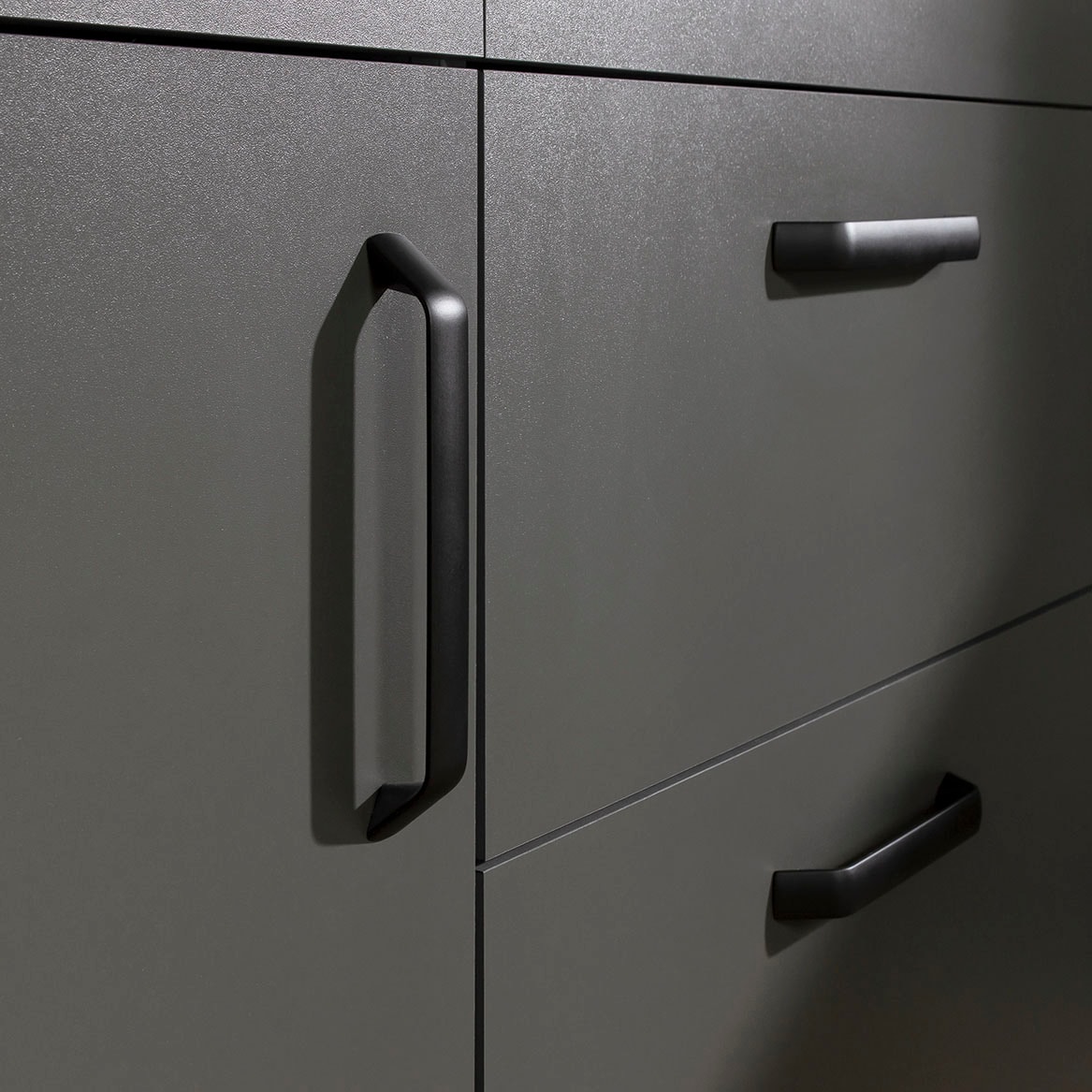 wiho Küchen Winkelküche »"Simi", mit verstellbaren Füßen, wahlweise mit E-Geräten«, Soft-Close-Funktion in Schubkästen & Auszügen, Stellbreite 315/175 cm
