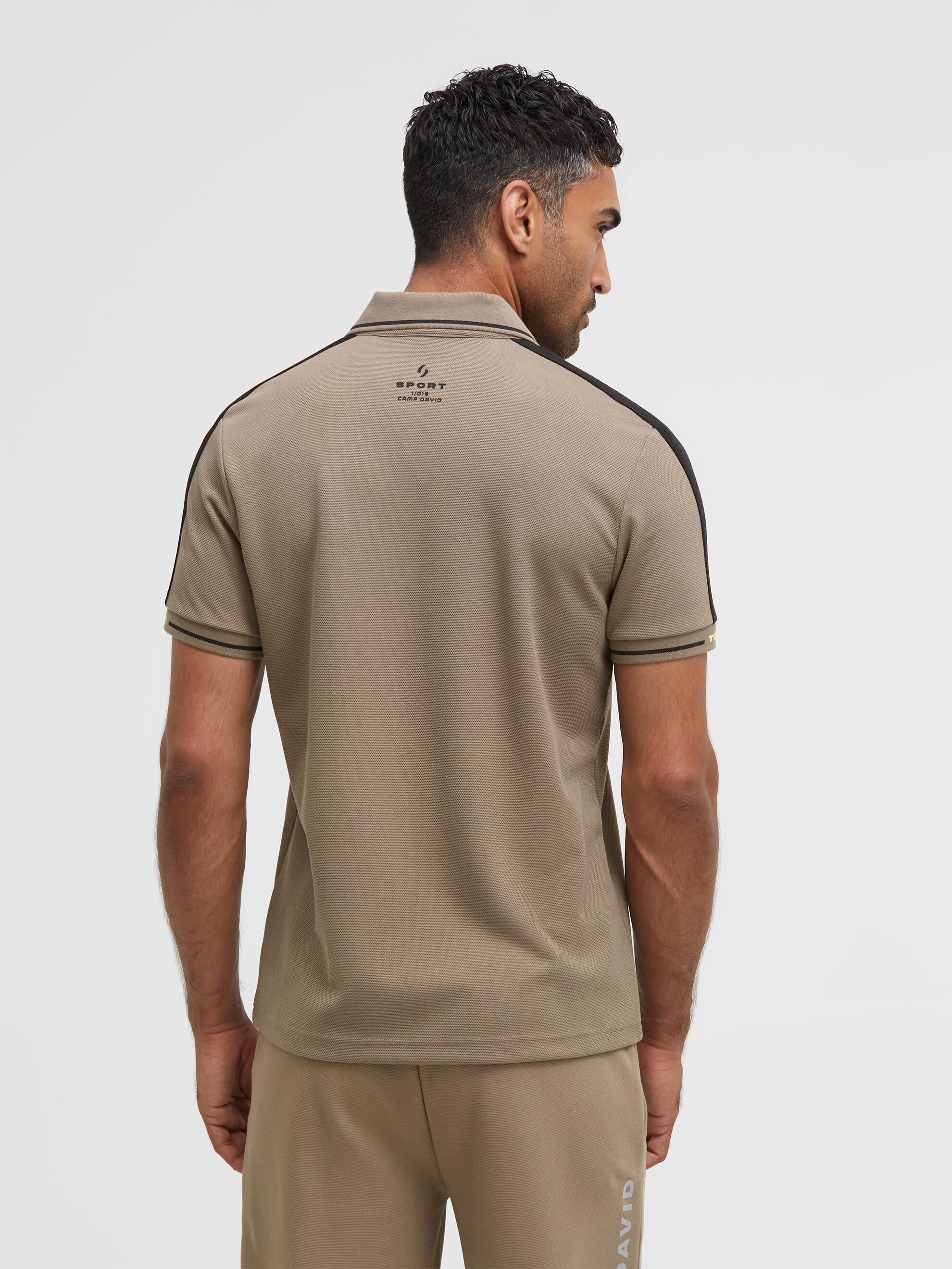 CAMP DAVID Poloshirt mit Print