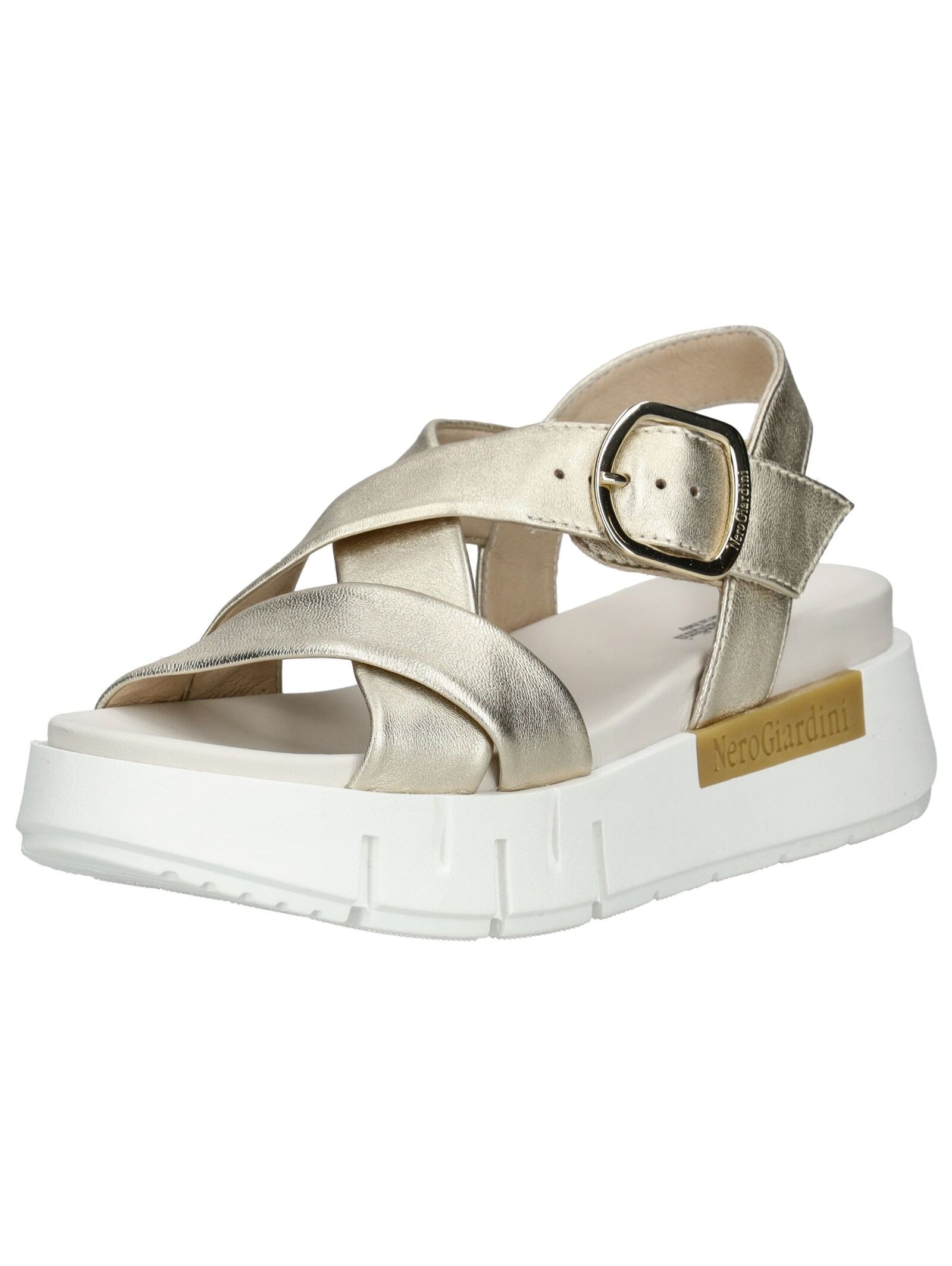 Nero Giardini Plateausandaletten "Nero Giardini Sandalen Leder" günstig online kaufen