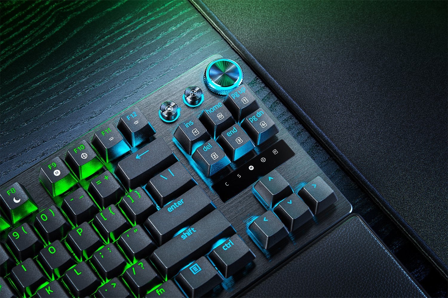 RAZER Gaming-Tastatur »Huntsman V3 Pro 8KHz Tenkeyless« (Fn-Tasten | Gaming-Modus | Handgelenkauflage | Profil-Speicher | USB-Anschluss)