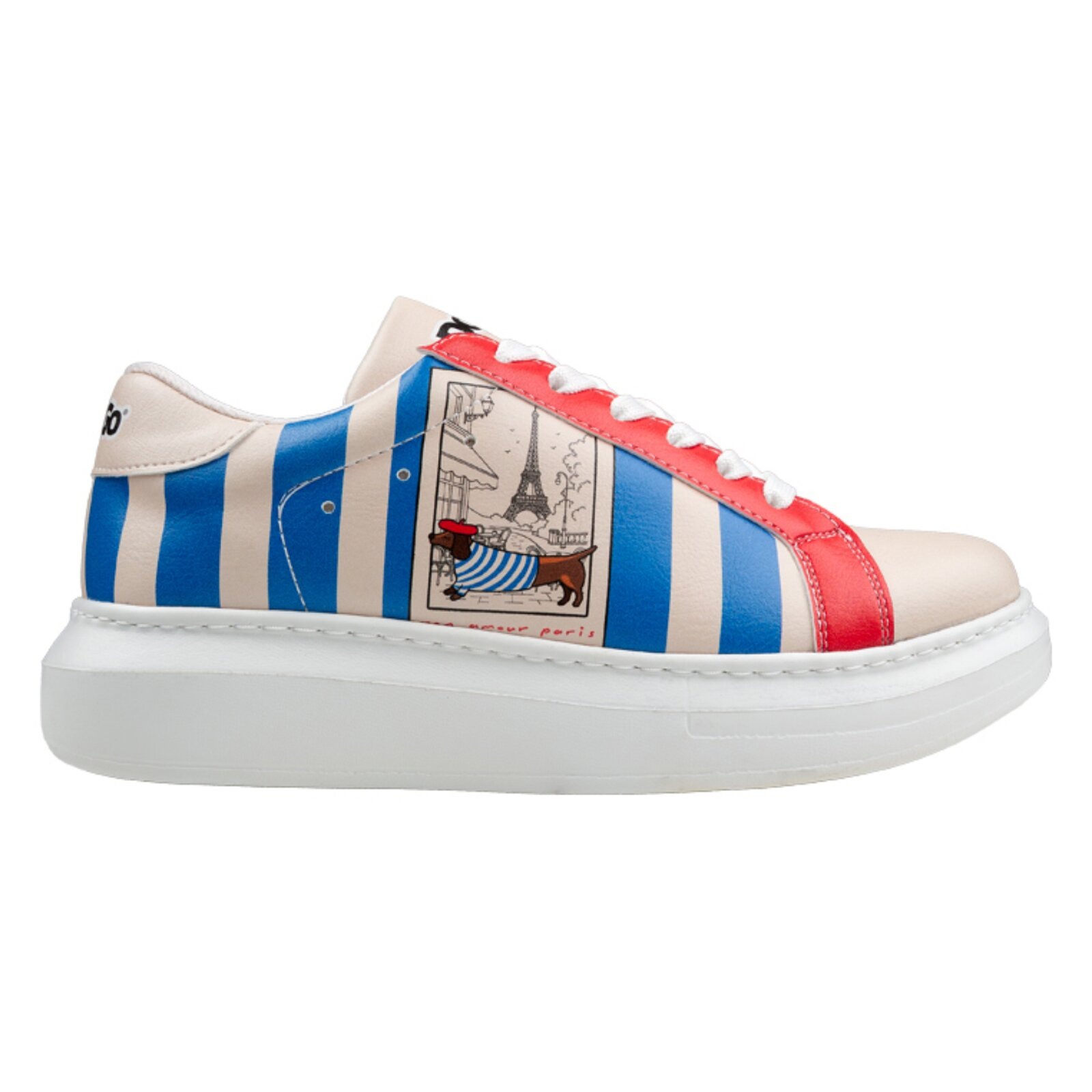 DOGO Sneaker »Verona Low-Top Sneaker Mon Amour Damen Sneaker«  Handgefertigt