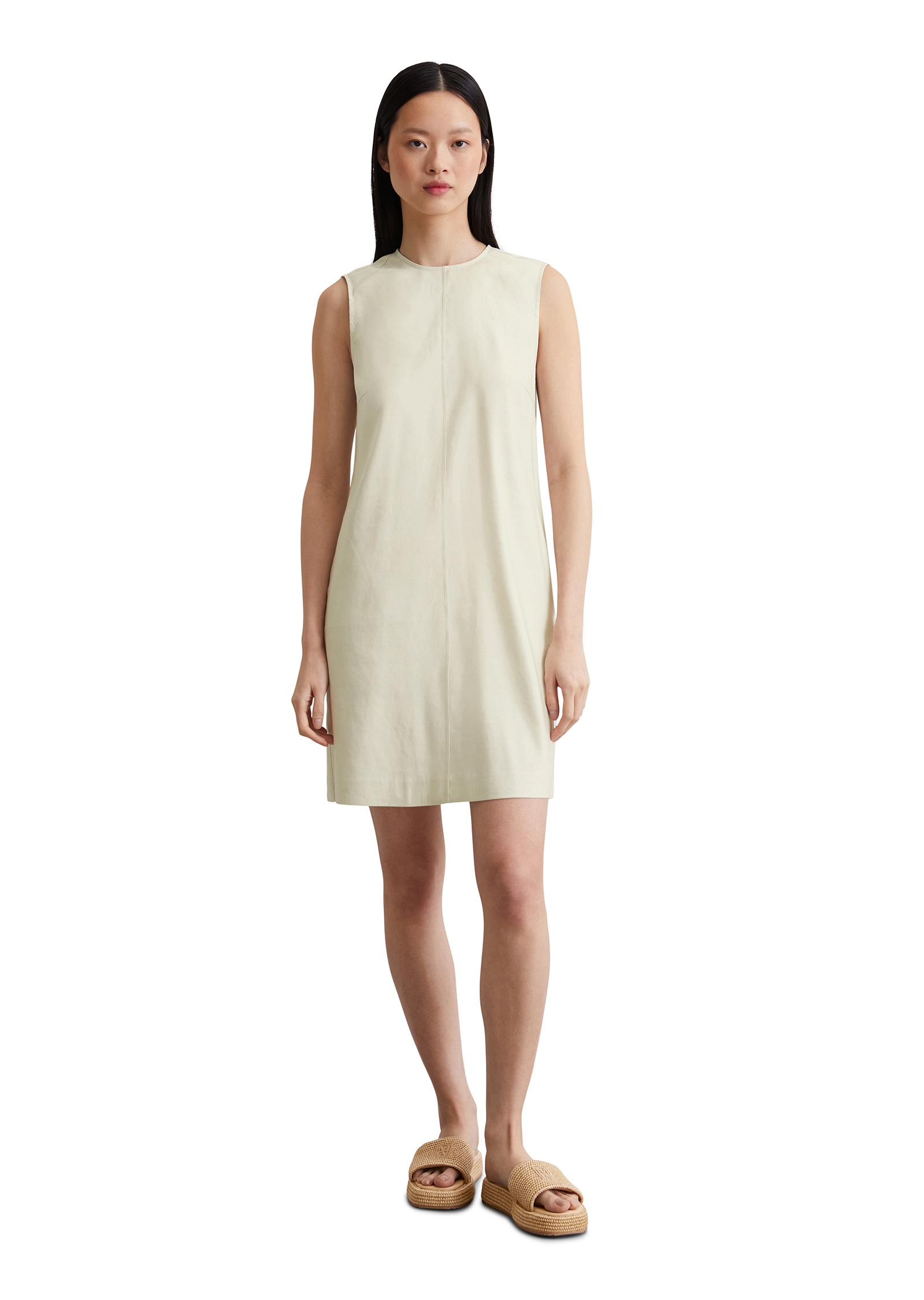 Marc O'Polo Midikleid »aus Leinen-Viskose-Stretch«