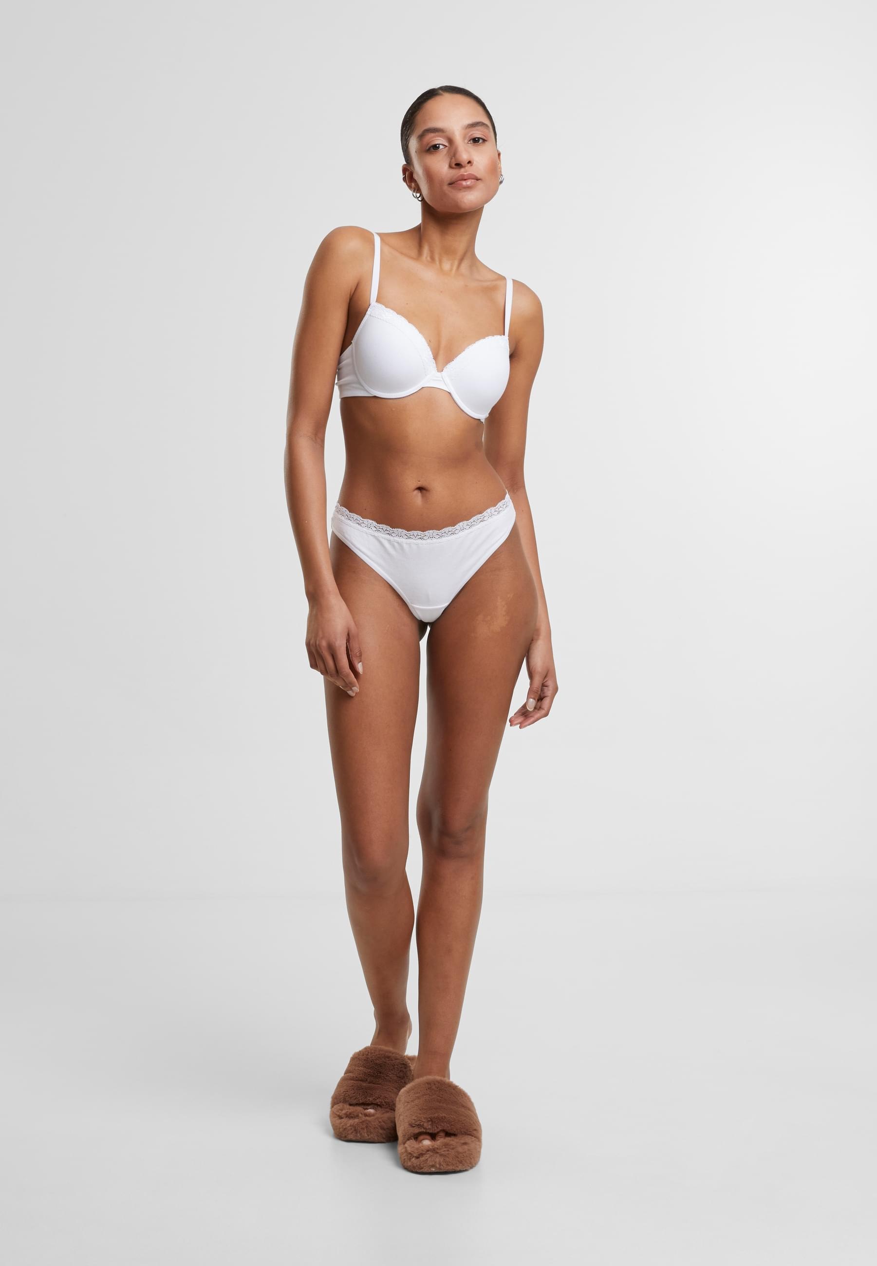 URBAN CLASSICS Panty »Urban Classics Ladies Basic Cotton Tanga Lace 5-Pack«