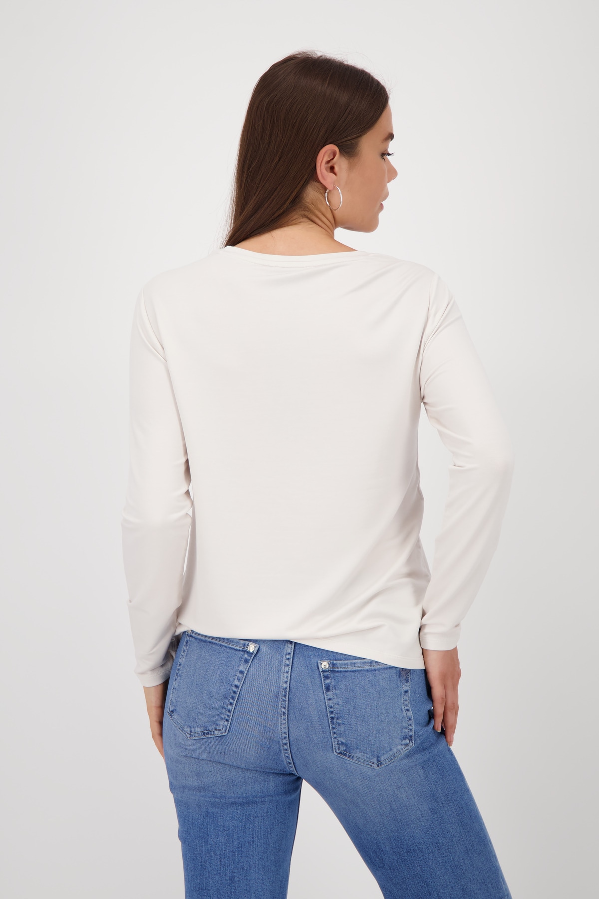 Monari Langarmshirt »Shirt Collage«, Mit Rundhalsausschnitt