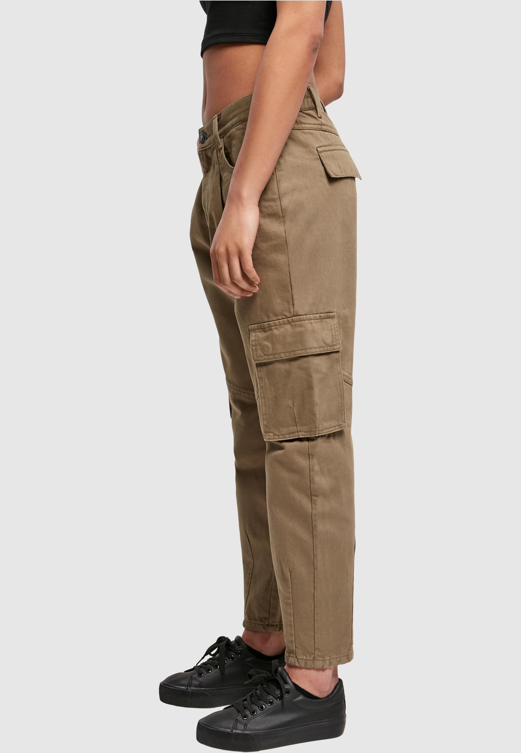 URBAN CLASSICS Cargohose »Urban Classics Damen Ladies Ballon Fit Cargo Twill Pants«, (1 tlg.)
