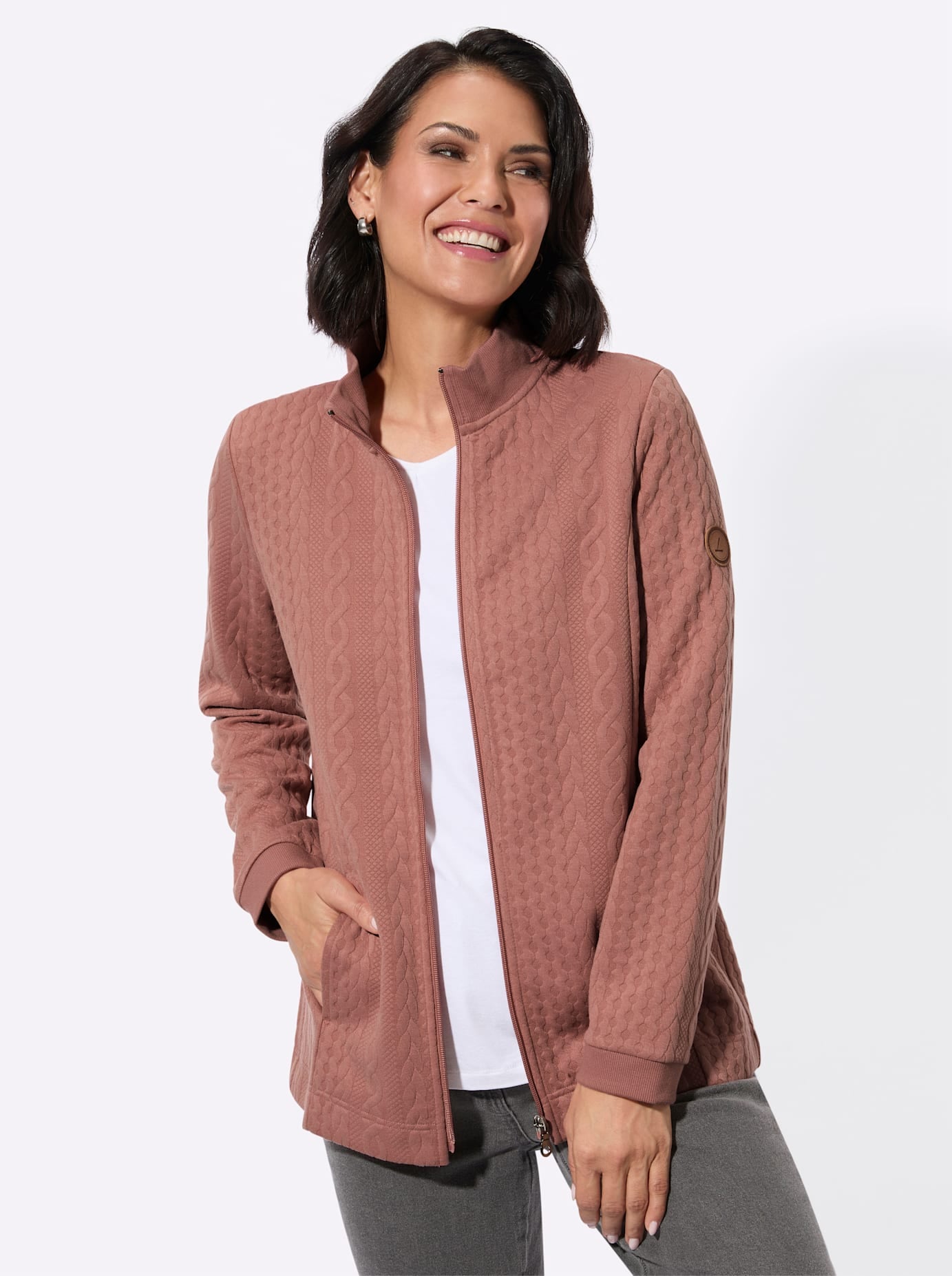 Casual Looks Shirtjacke "Jacquard-Shirtjacke" 1