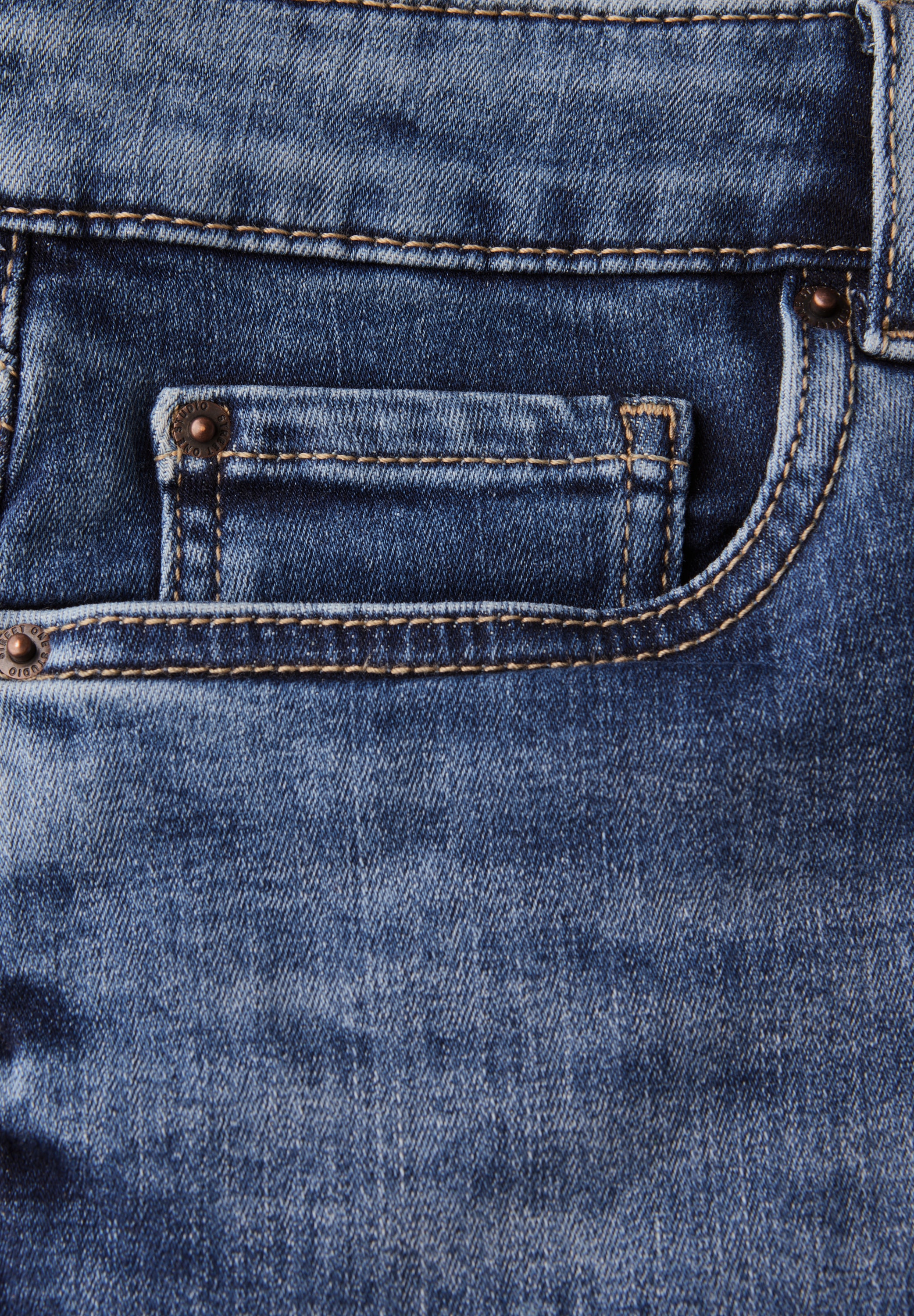STREET ONE STUDIO Comfort-fit-Jeans, High Waist