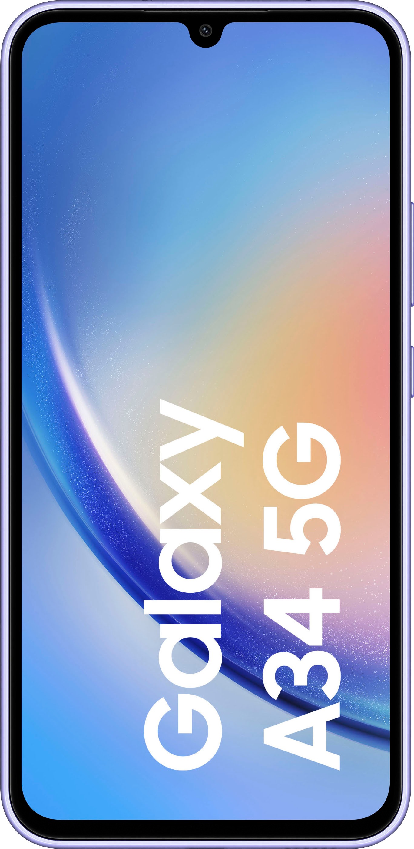 Smartphone Samsung 48 5G Zoll, | GB »Galaxy Speicherplatz, Kamera 128GB«, leicht BAUR 128 A34 16,65 violett, cm/6,6 MP