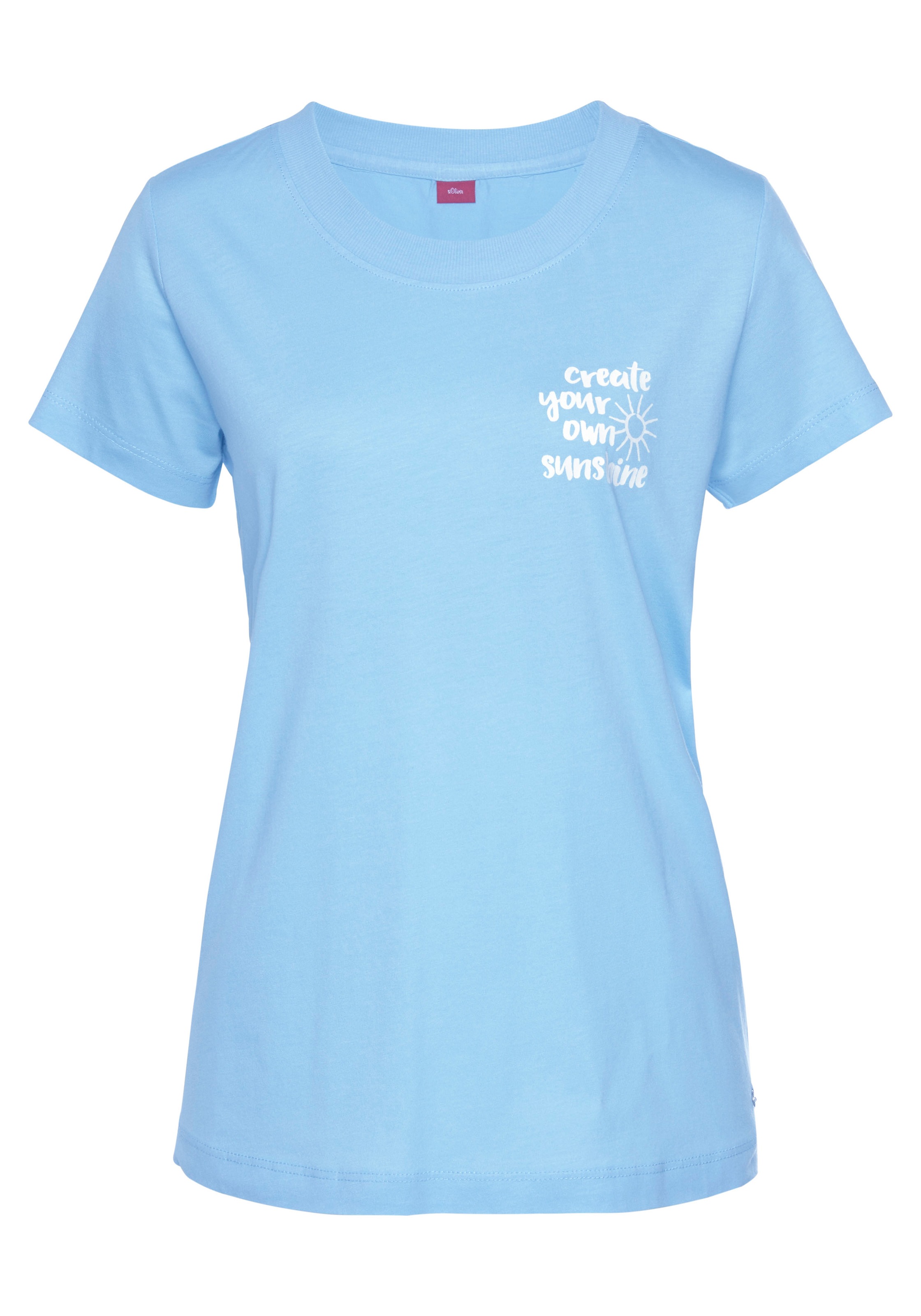 s.Oliver Pyjamaoberteil 1 tlg. mit Front Print günstig online kaufen