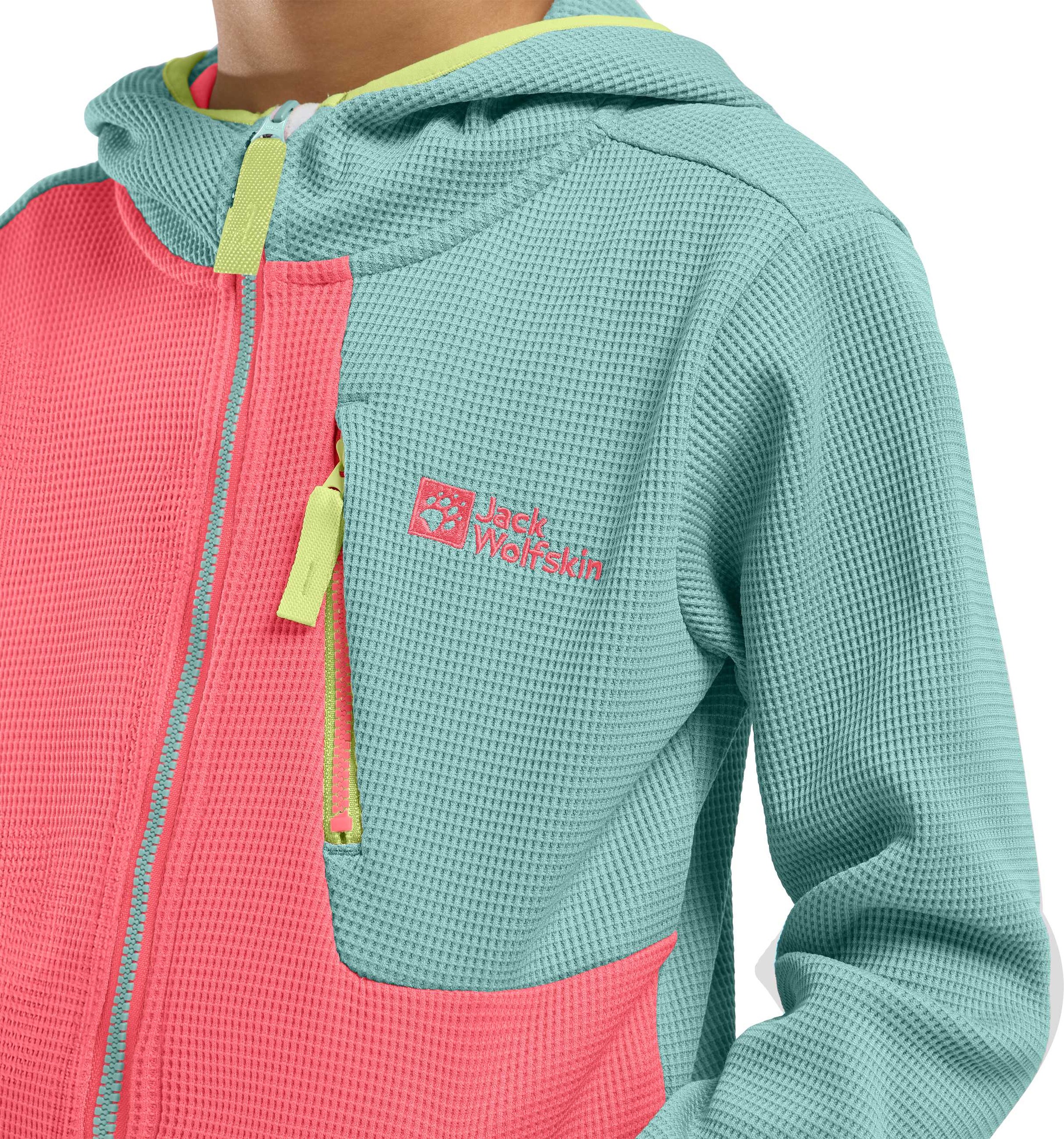 Jack Wolfskin Softshelljacke »ACTAMIC GRID MIDLAYER K«, mit Kapuze