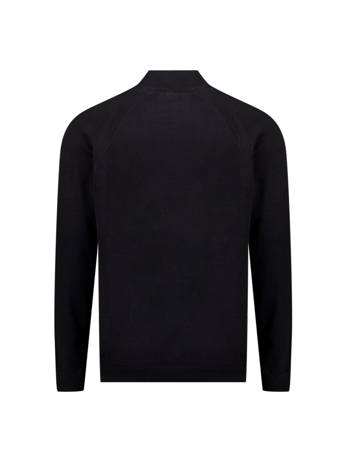 NO EXCESS Stehkragenpullover »No Excess Half-Zip-Pullover Pullover Half Zip High Collar Solid«