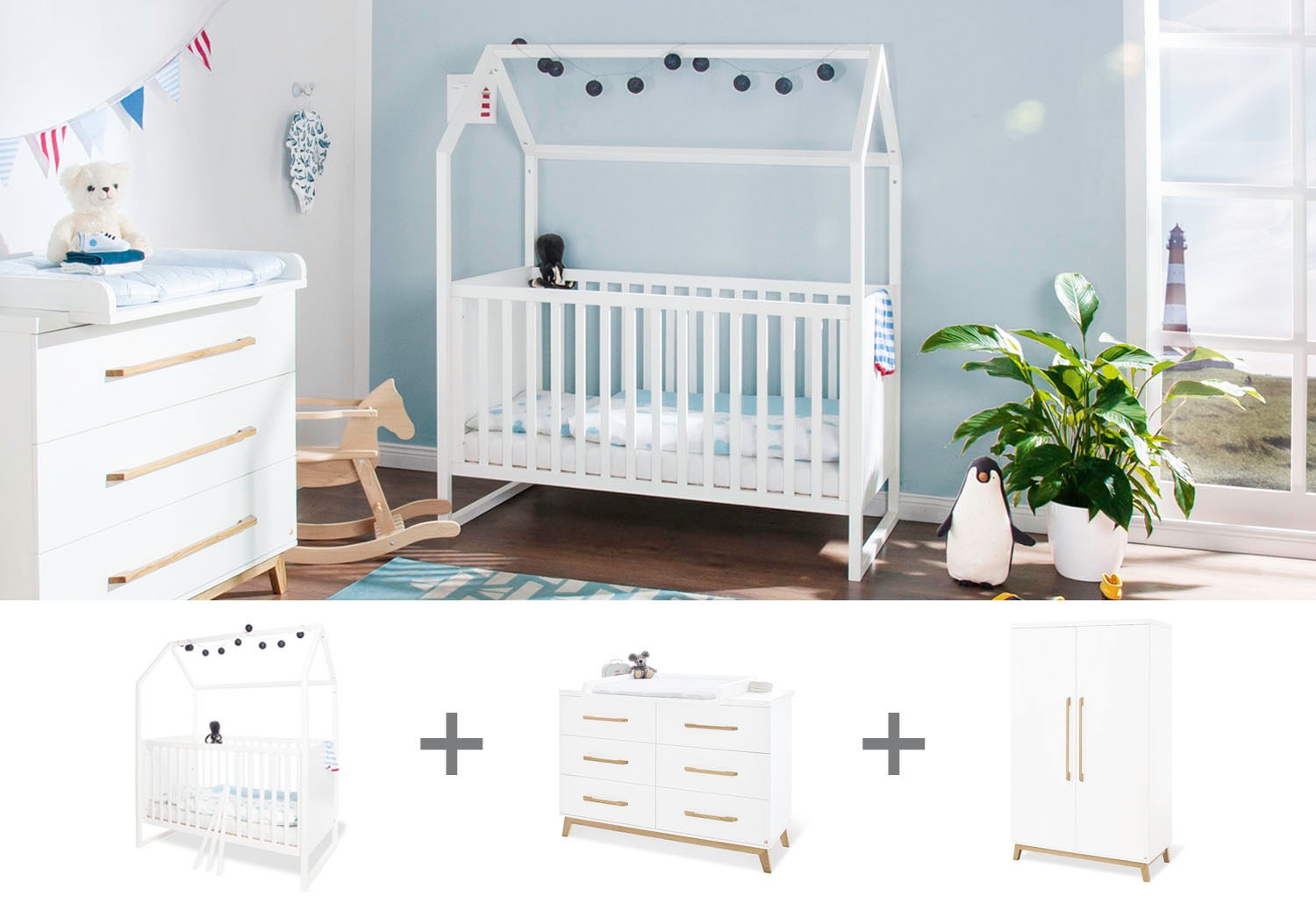 Pinolino ® Babyzimmer-Komplettset »Hilda & Riva...