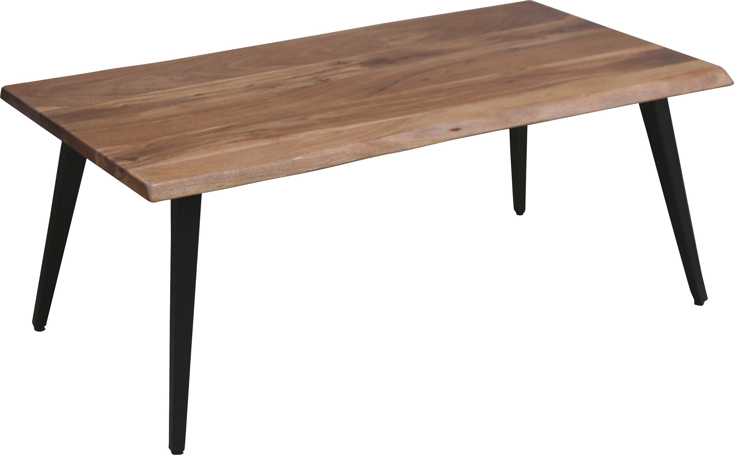 byLIVING Couchtisch "Caddy", Tischplatte mit Baumkante, Breite 110 oder 60 cm