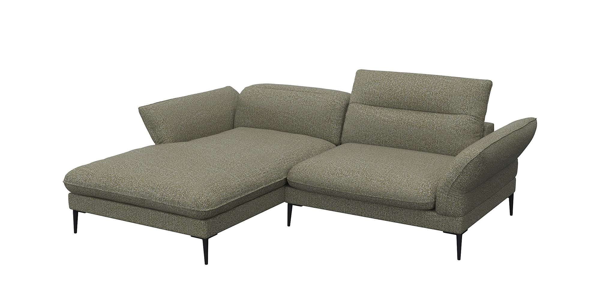 FLEXLUX "Salino, Funktionssofa mit Recamiere, Relaxsofa, Ecksofa" Sofa mit günstig online kaufen