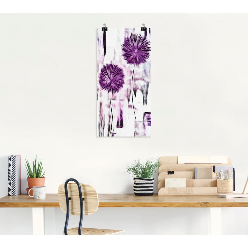 Artland Wandbild »Blumen«, Blumen, (1 St.)