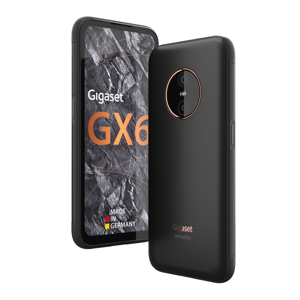 Gigaset Smartphone »GX6 PRO«, Schwarz, 16,76 cm/6,6 Zoll, 128 GB Speicherplatz, 50 MP Kamera