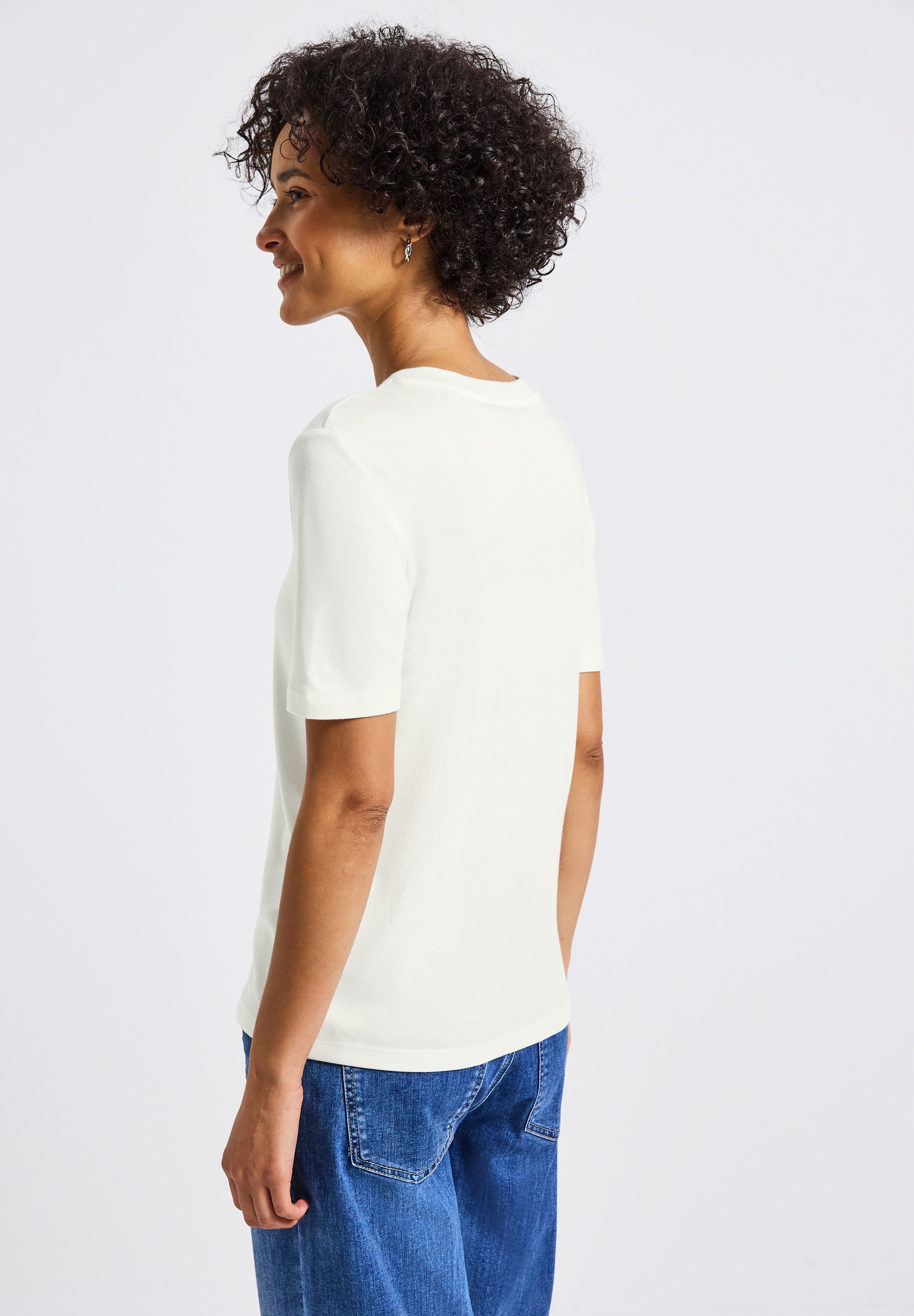 STREET ONE T-Shirt, im soften Baumwoll-Mix