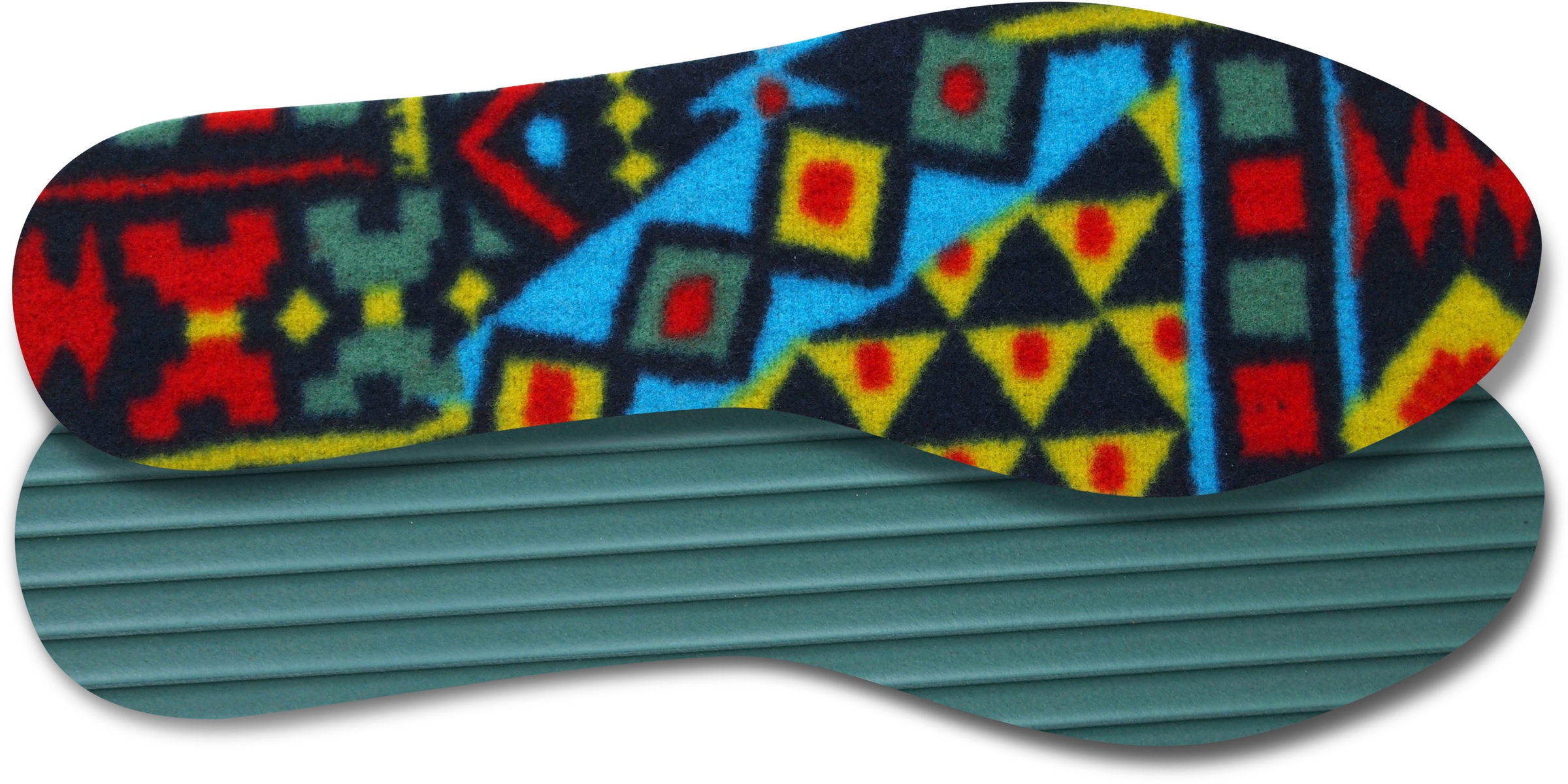 FUSSGUT Damen Thermosohlen "Thermofleece Einlagen wärmt und wirkt kälteisolierend", 41/42, schwarz, Filz, Latex, Polyester, Einlegesohlen