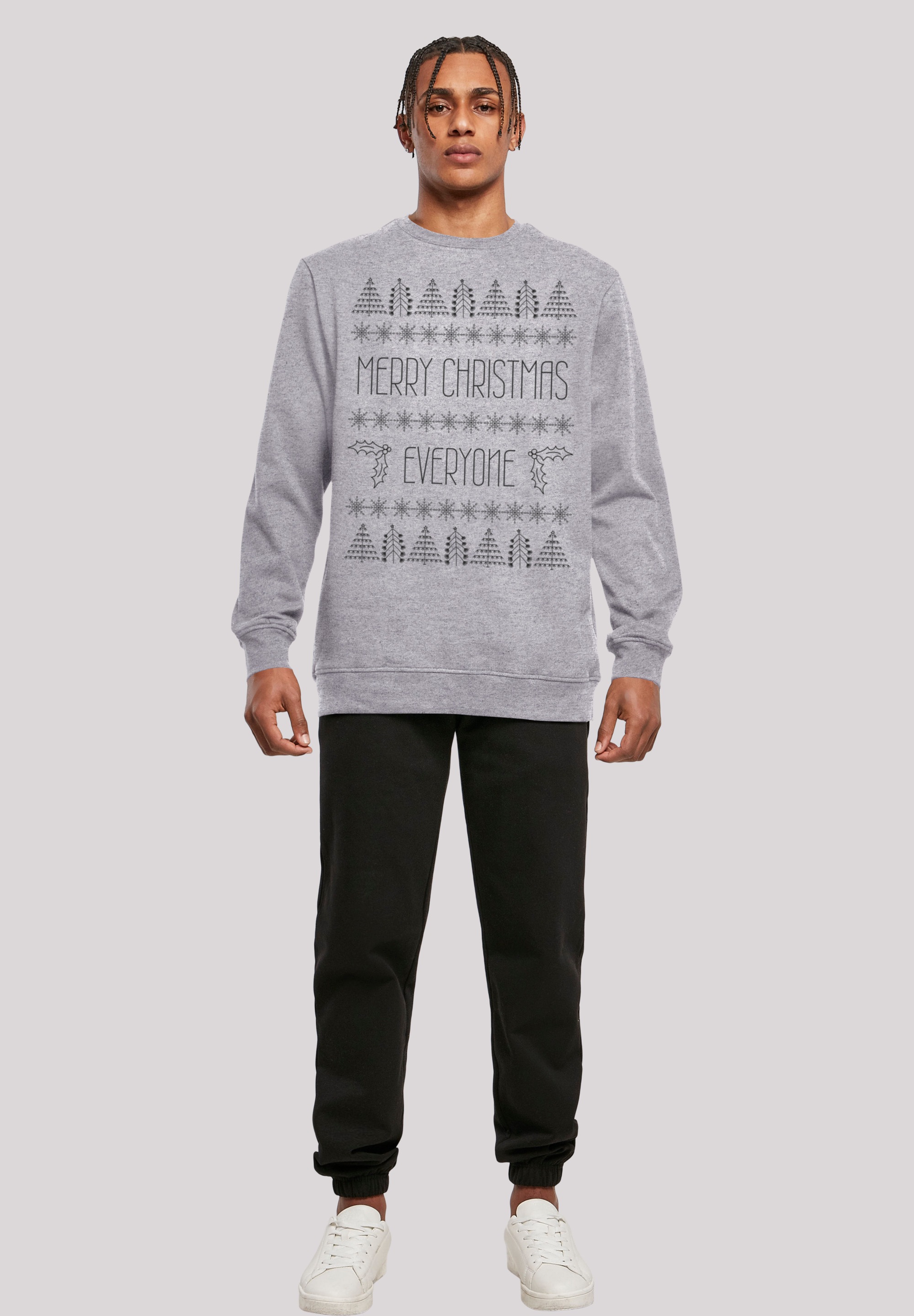 F4NT4STIC Kapuzenpullover »Merry Christmas Everyone Weihnachten«, Print