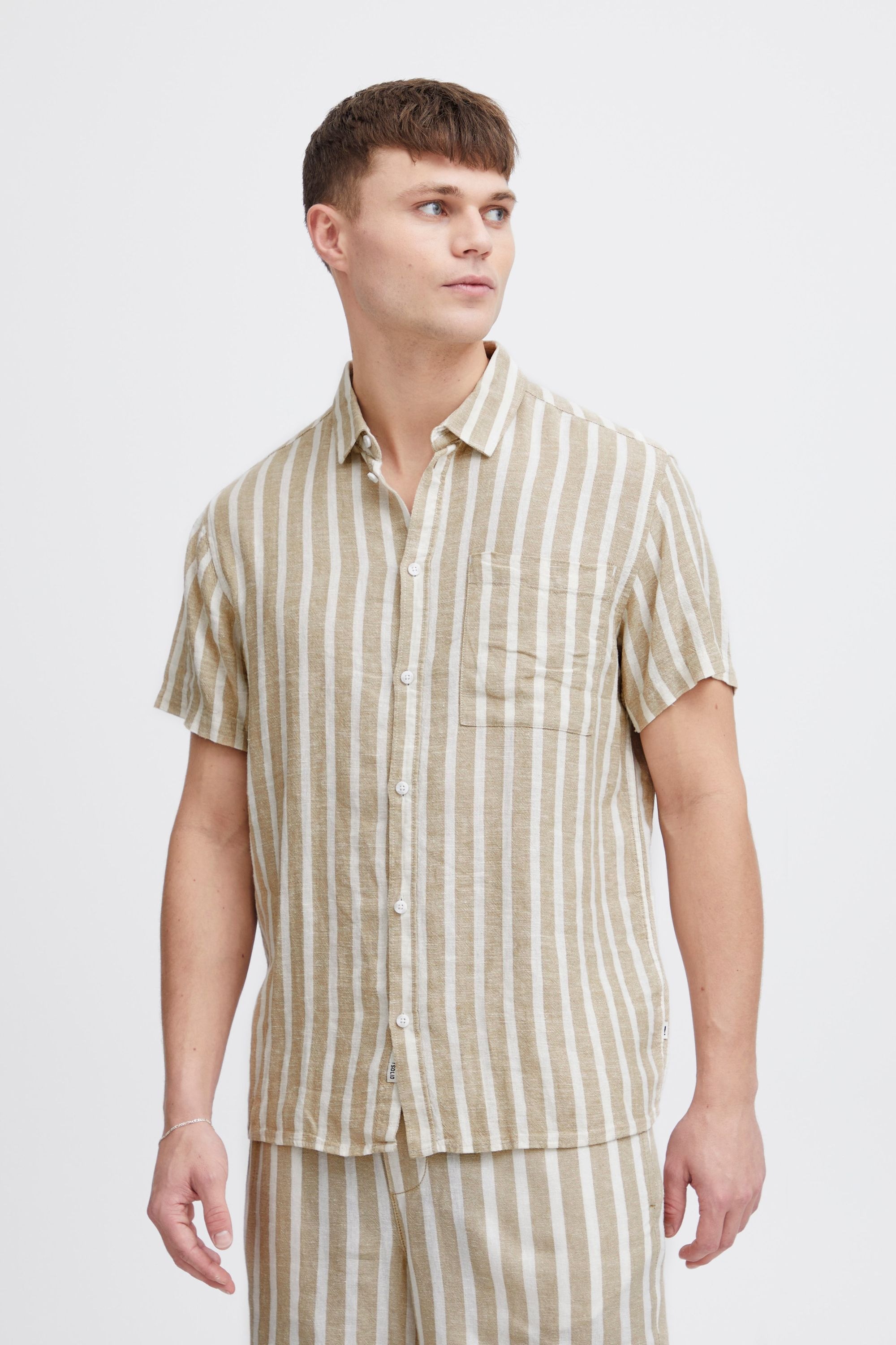 !solid SDFried Short Sleeve Shirt Sand Size L 2