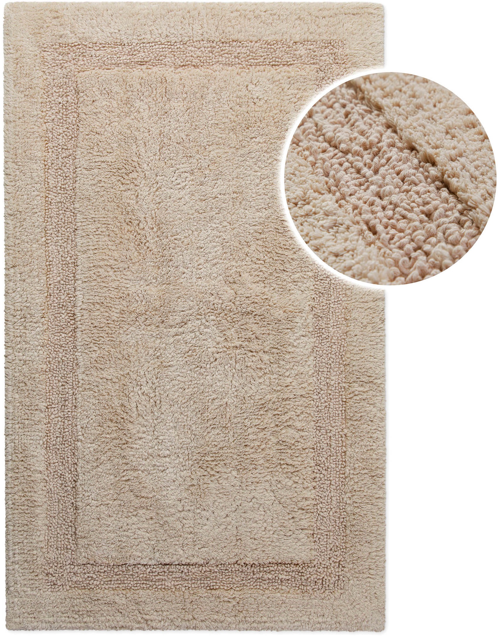 Wecon home Basics Badematte "Knut" Höhe 20 mm waschbar, rutschfest, strapaz günstig online kaufen